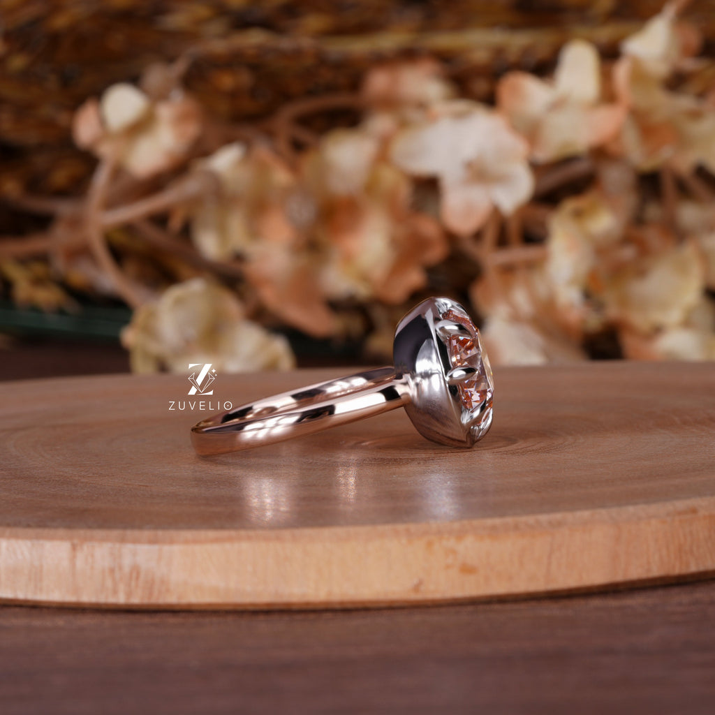 Vivid Pink Diamond Ring