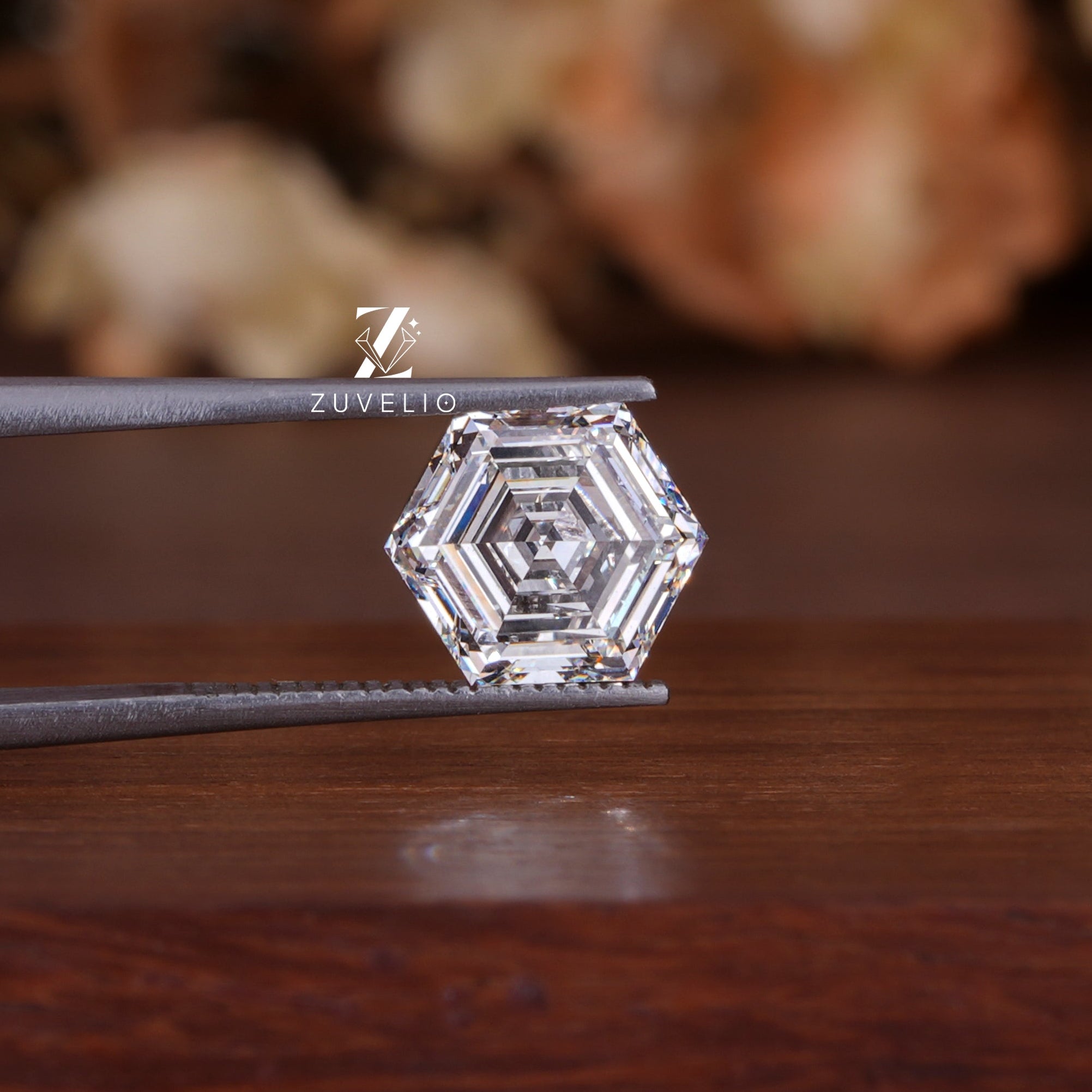 2.16Ctw Hexagon Loose Stone