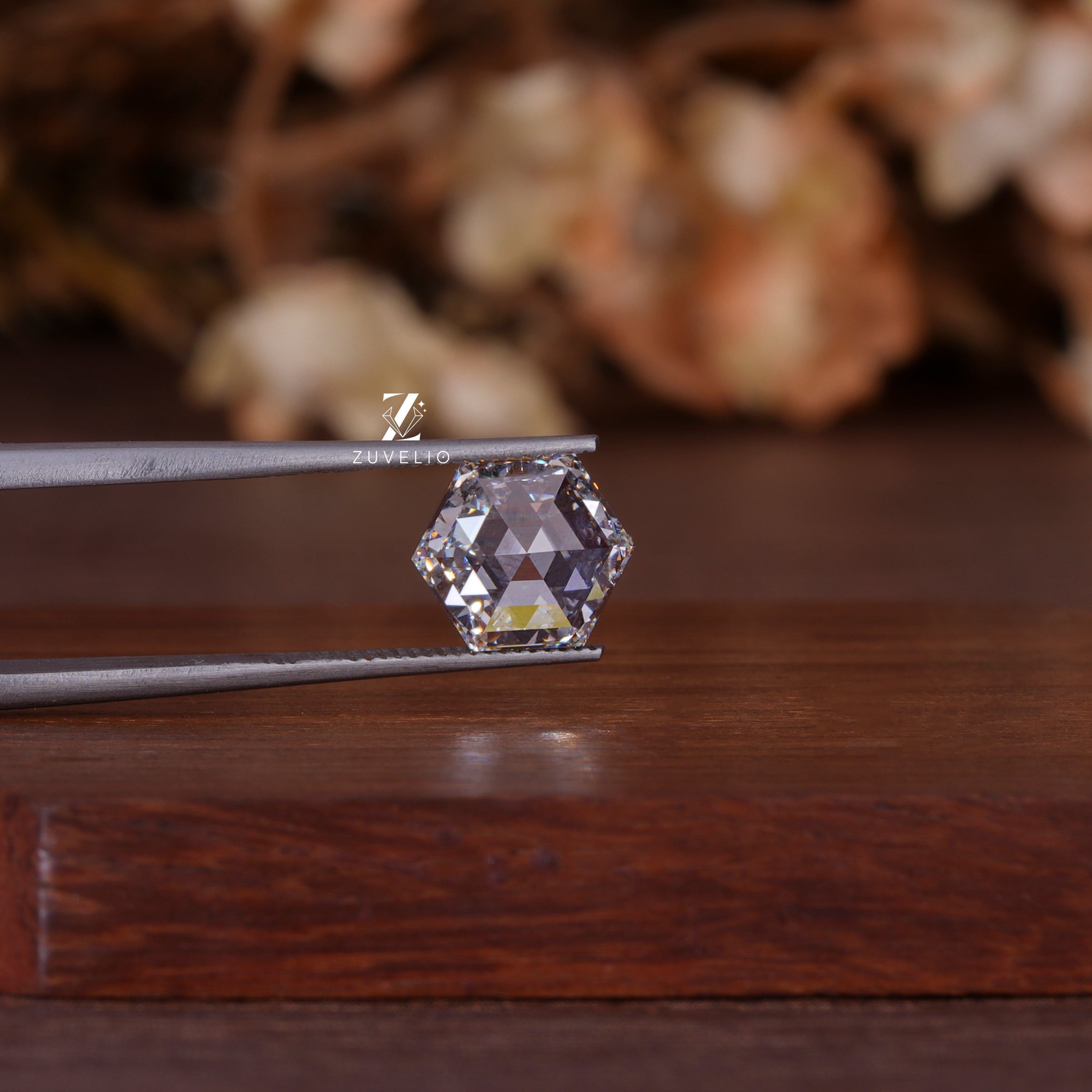 2.16Ctw Hexagon Loose Stone