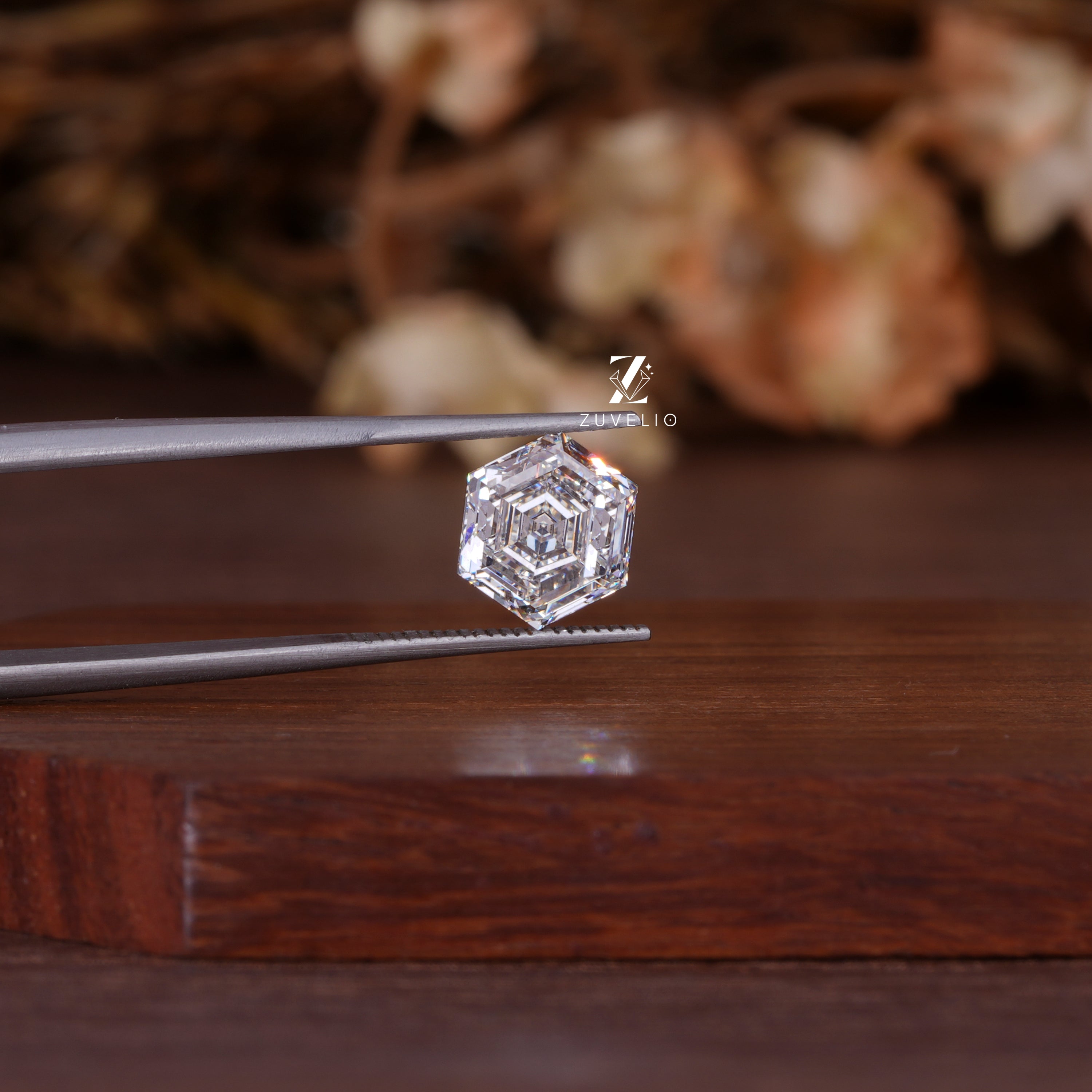 2.16Ctw Hexagon Loose Stone