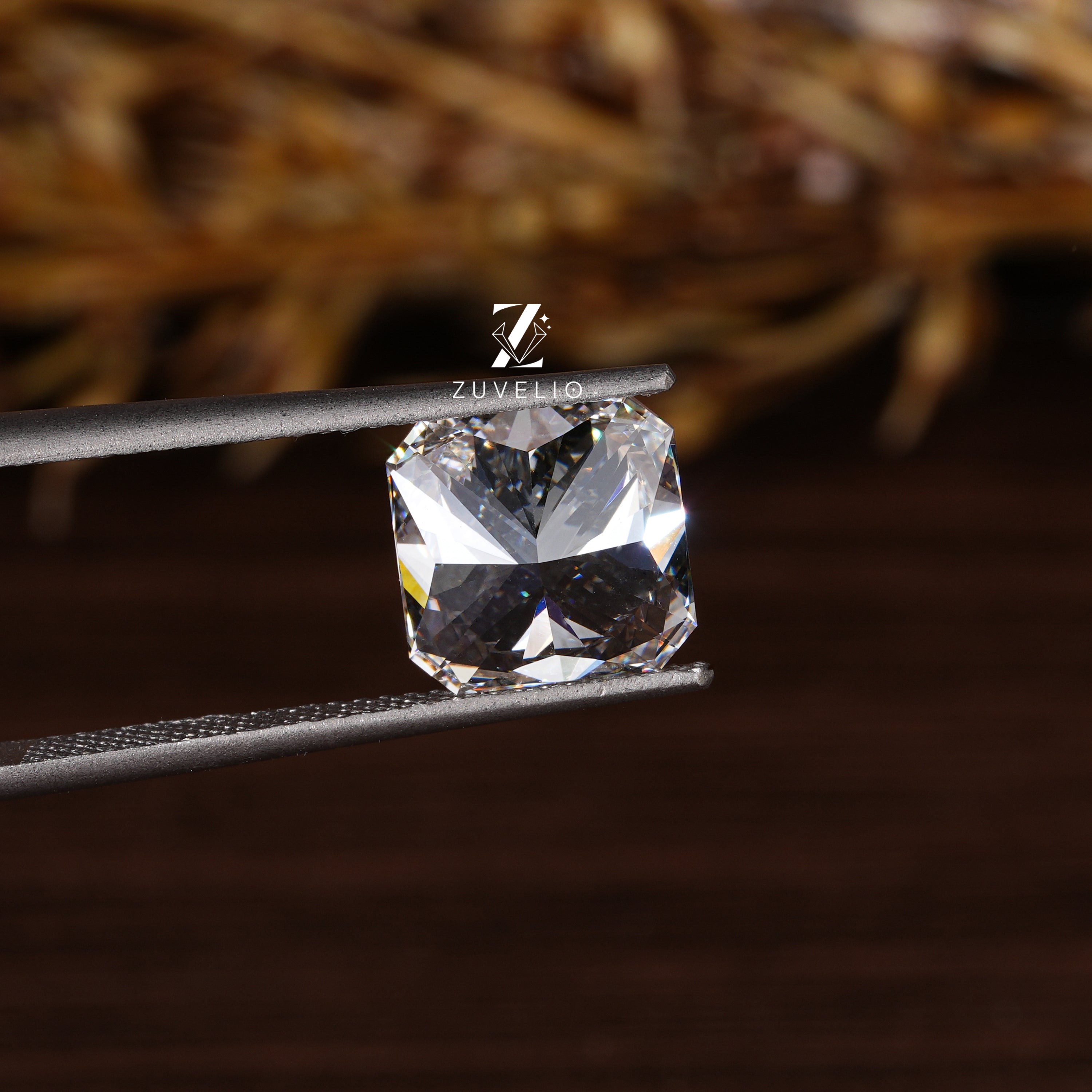 4.18 Ct Sqare Radiant Lab Diamond - Zuvelio.com