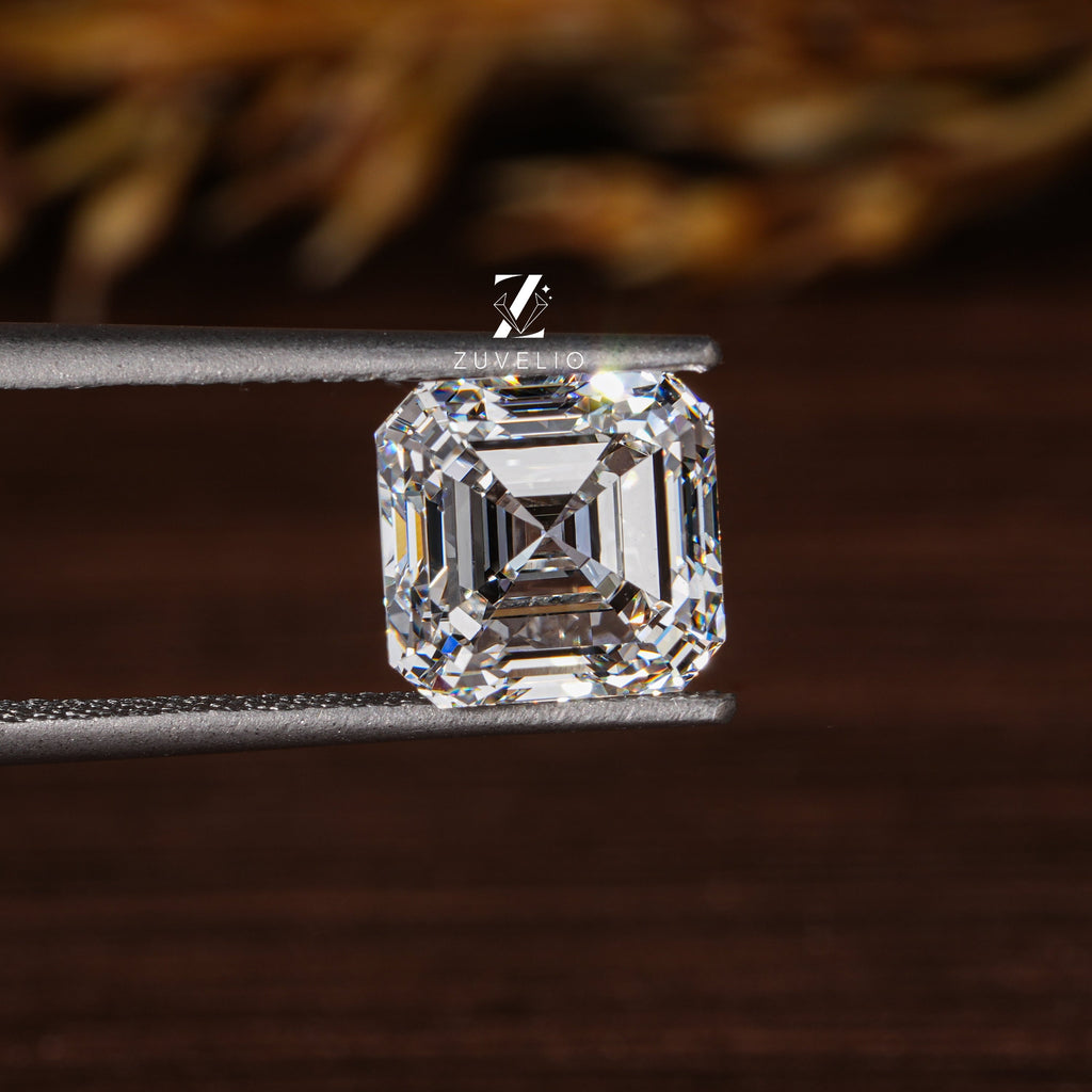 3.60 Ct Asscher Lab Diamond - Zuvelio.com