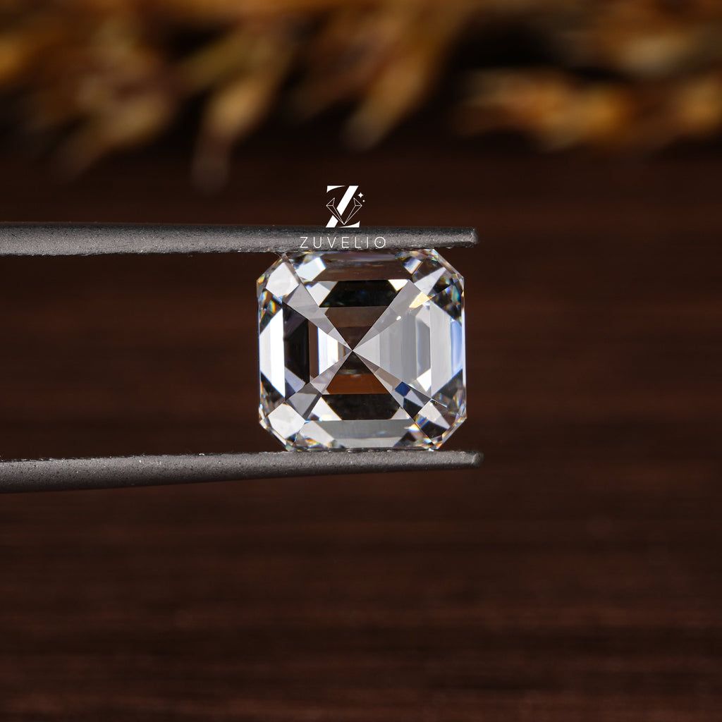 3.60 Ct Asscher Lab Diamond - Zuvelio.com