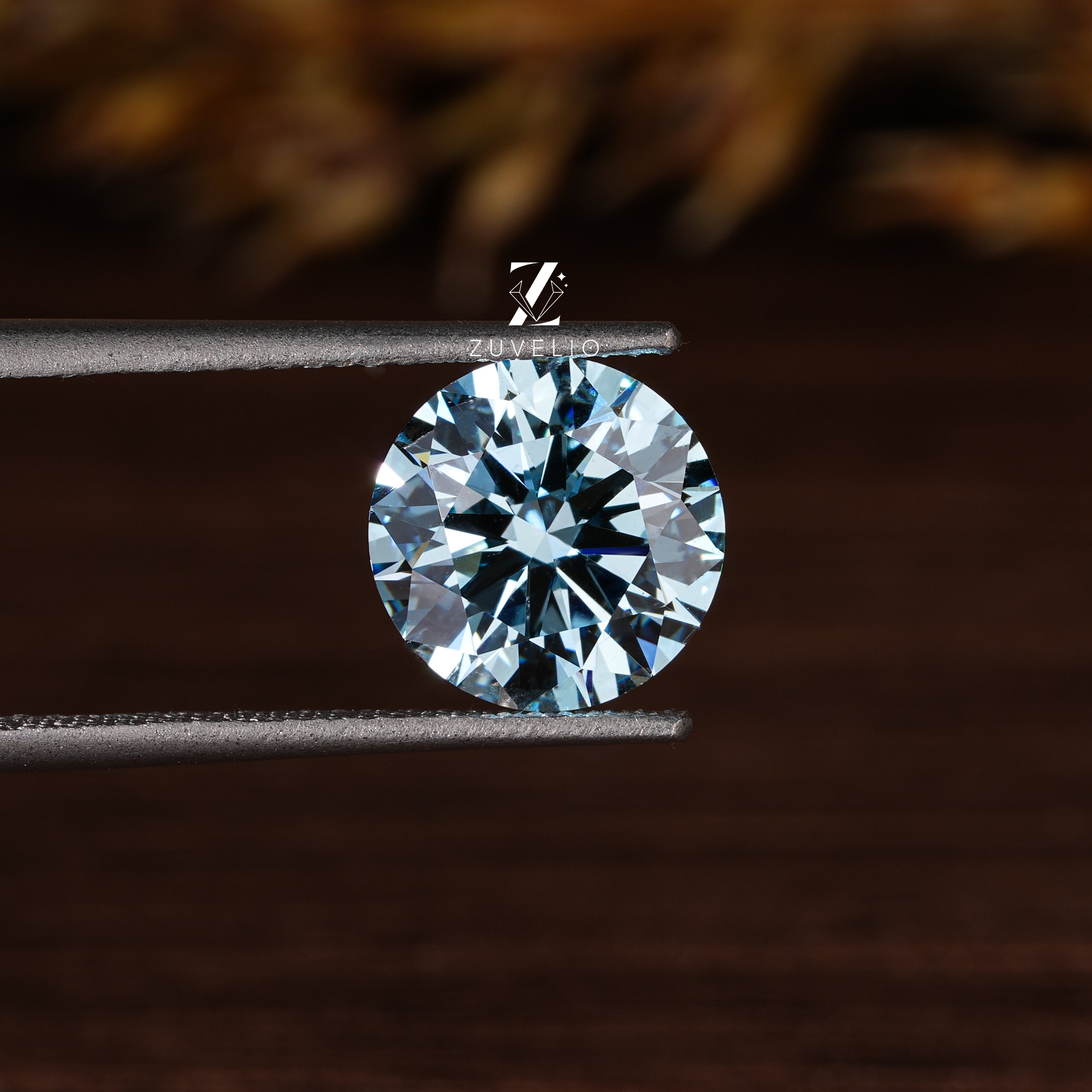 3.08 Ct Vivid Blue Lab Diamond - Zuvelio.com