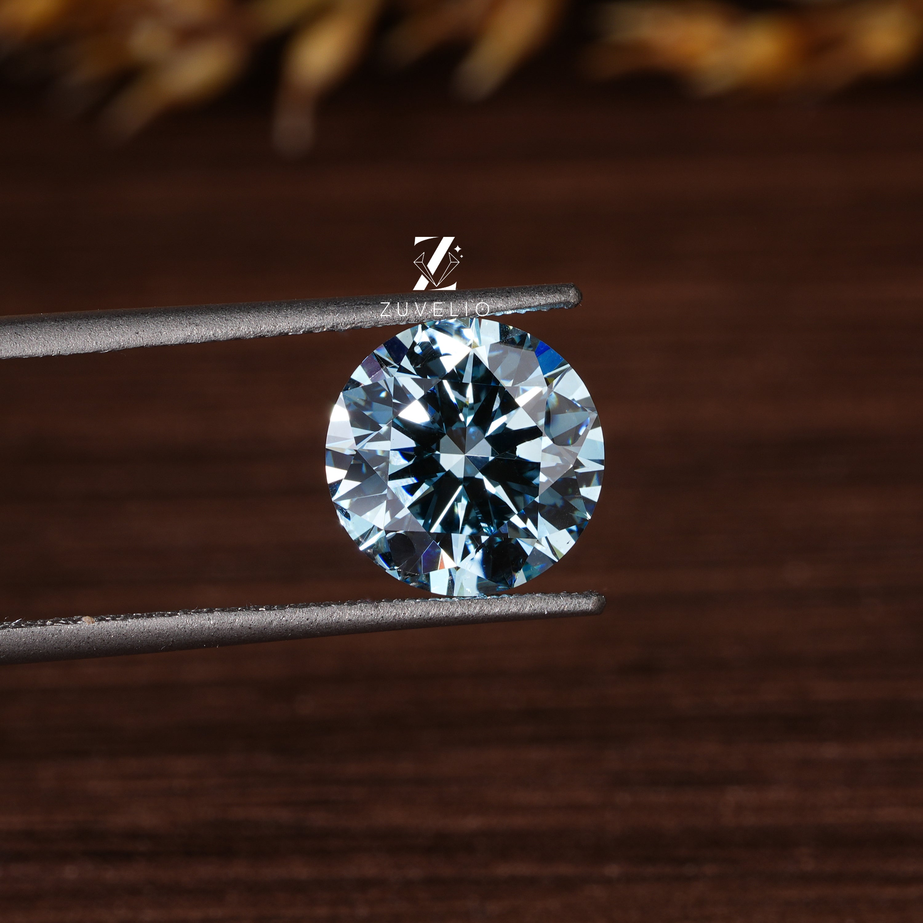 3.08 Ct Vivid Blue Lab Diamond - Zuvelio.com