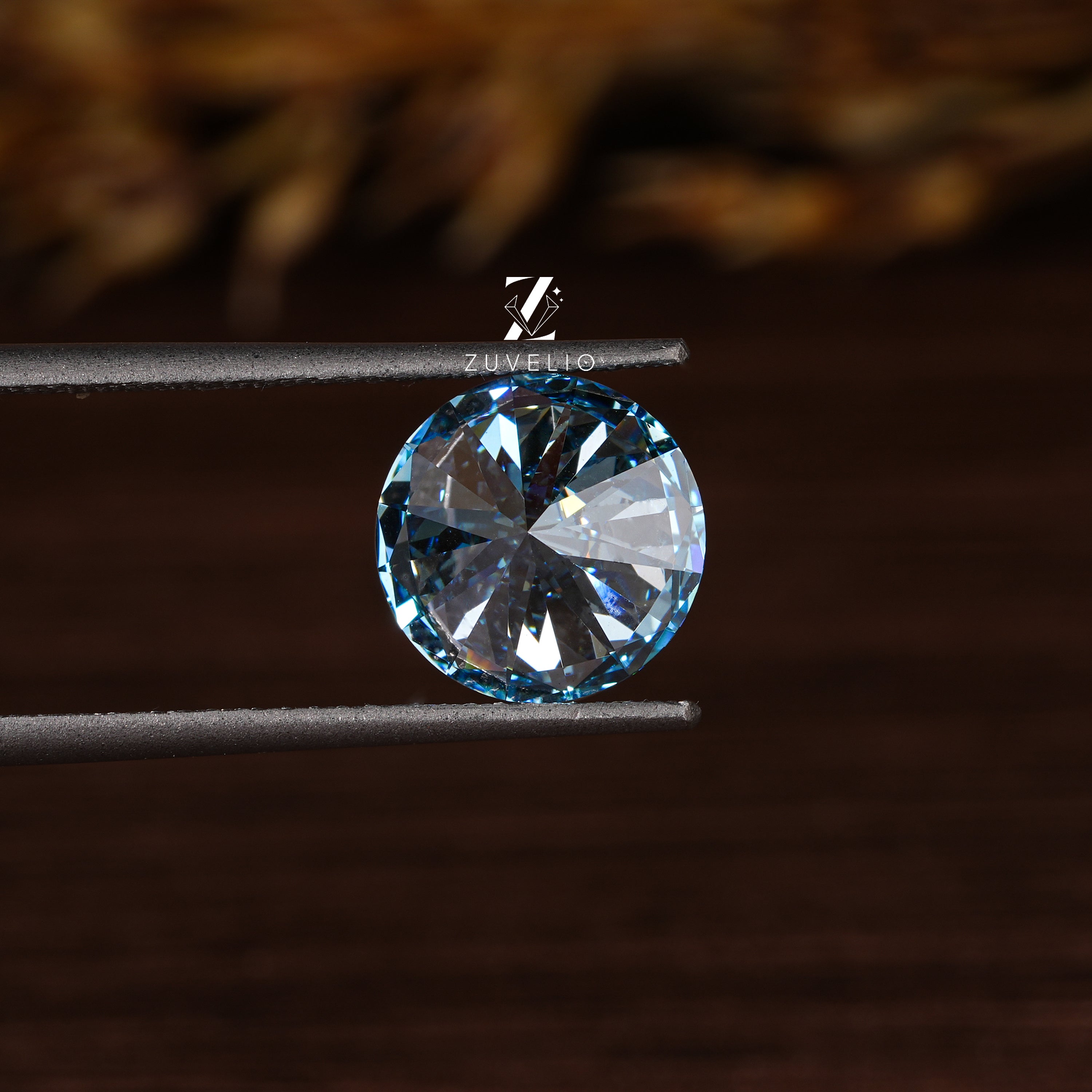 3.08 Ct Vivid Blue Lab Diamond - Zuvelio.com