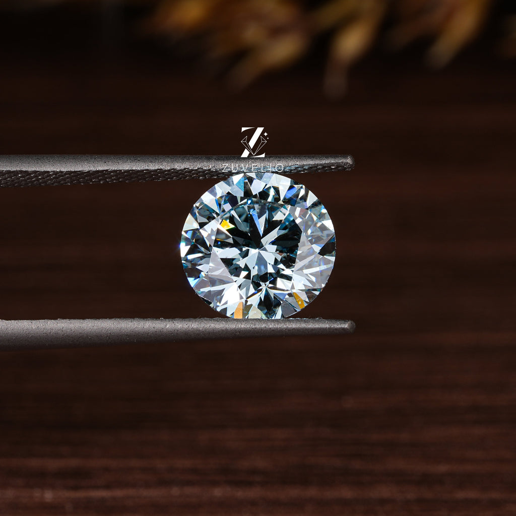 1.95 Ct Blue Green Lab Diamond - Zuvelio.com