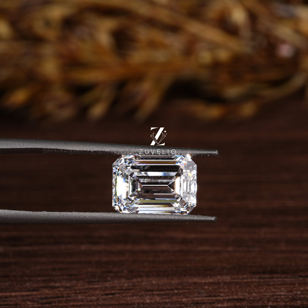 IGI Emerald Cut Lab Diamond - Zuvelio.com