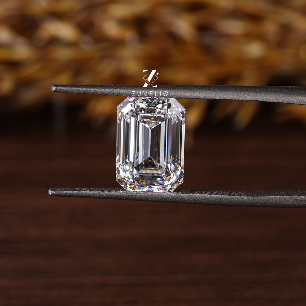 IGI Emerald Cut Lab Diamond - Zuvelio.com