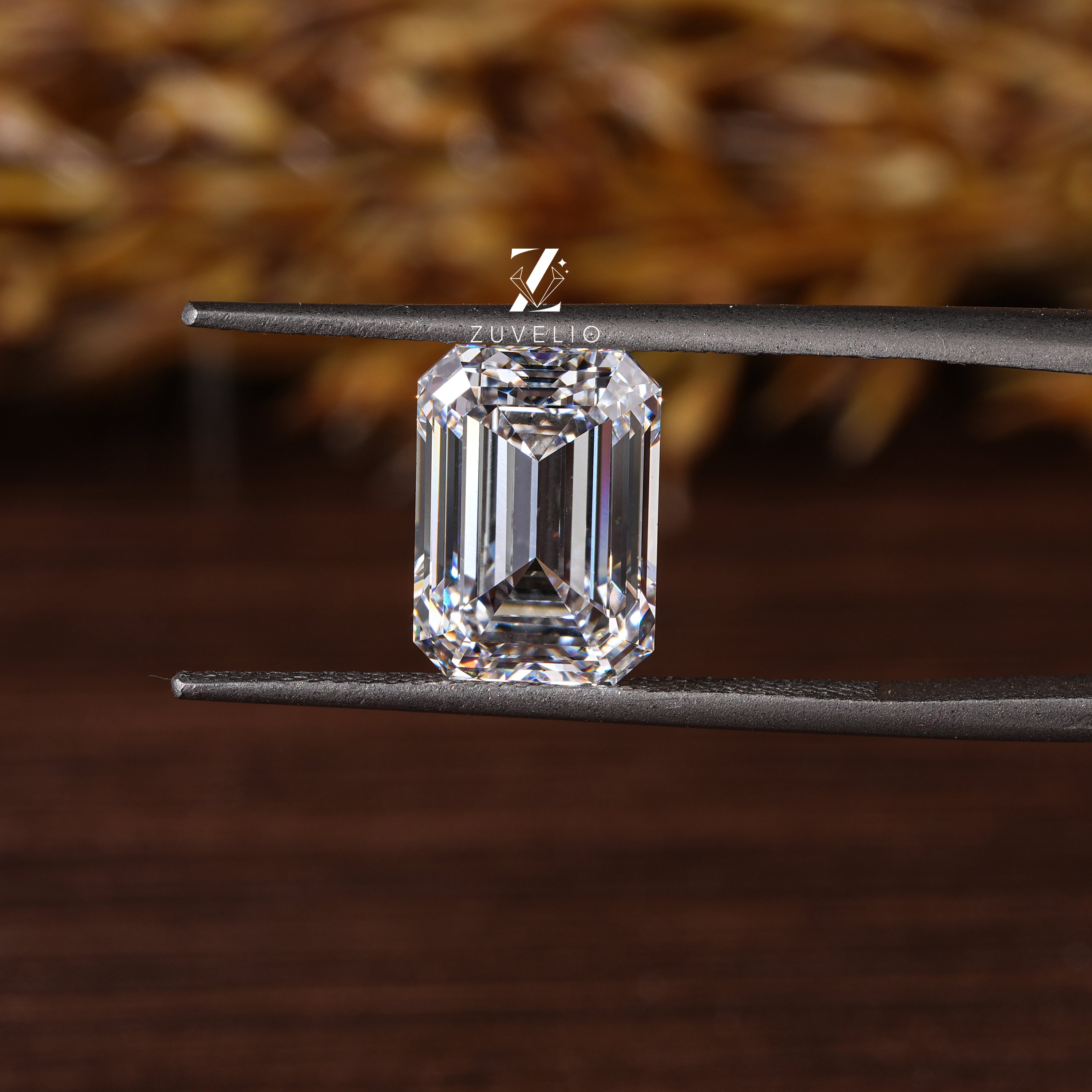 IGI Emerald Cut Lab Diamond - Zuvelio.com