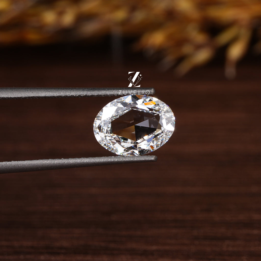2.02 Ct Oval Rose Cut Diamond - Zuvelio.com