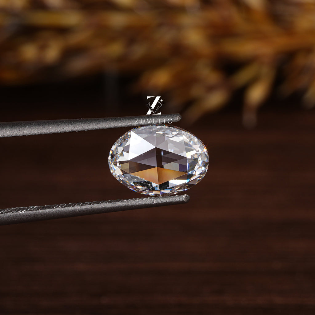 2.02 Ct Oval Rose Cut Diamond - Zuvelio.com