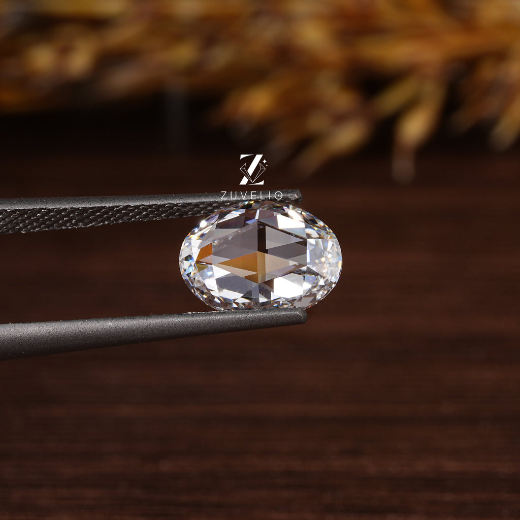 2.02 Ct Oval Rose Cut Diamond - Zuvelio.com