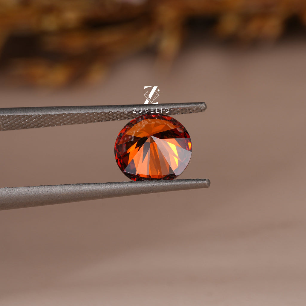 3.17 Ct Orange Lab Diamond - Zuvelio.com