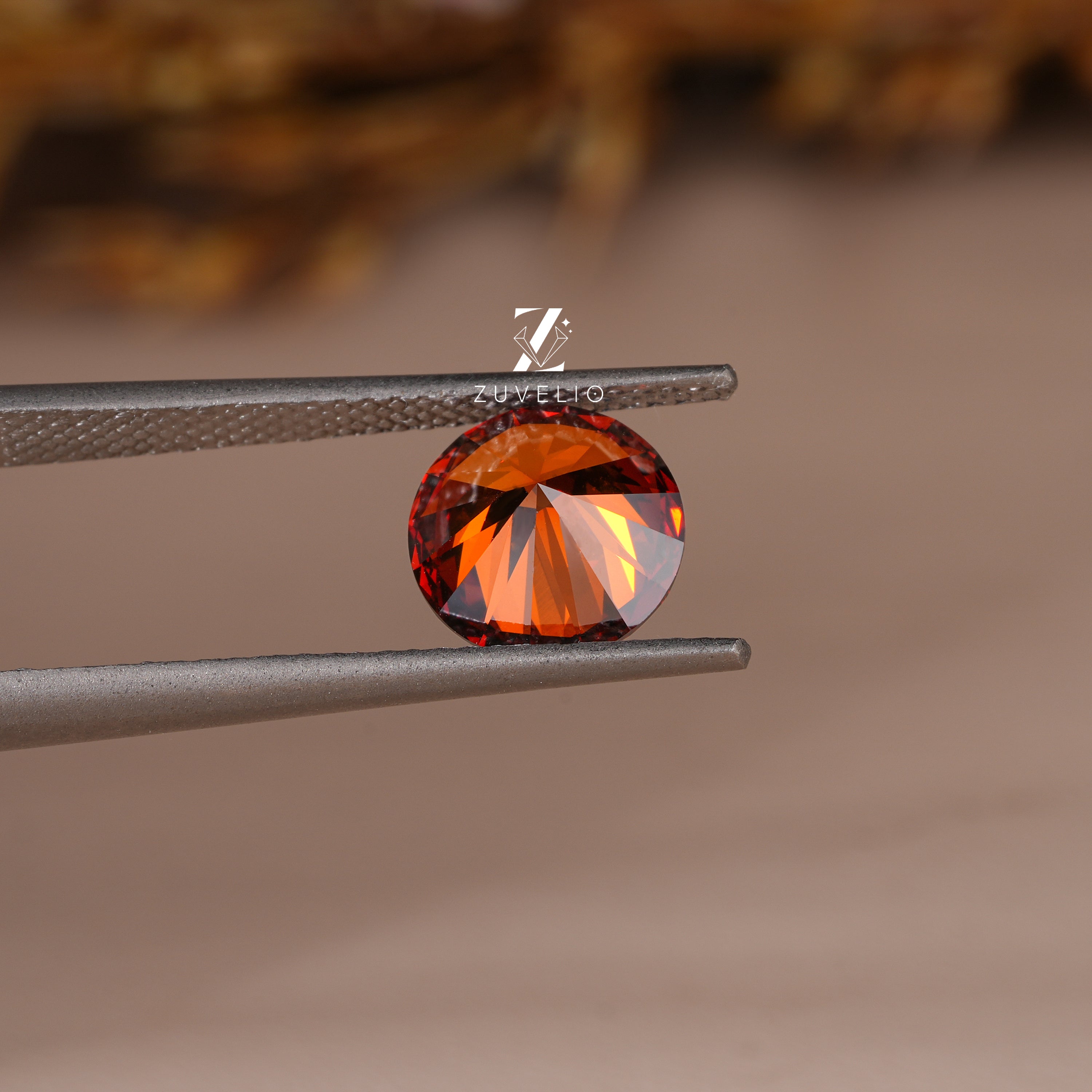 3.17 Ct Orange Lab Diamond - Zuvelio.com