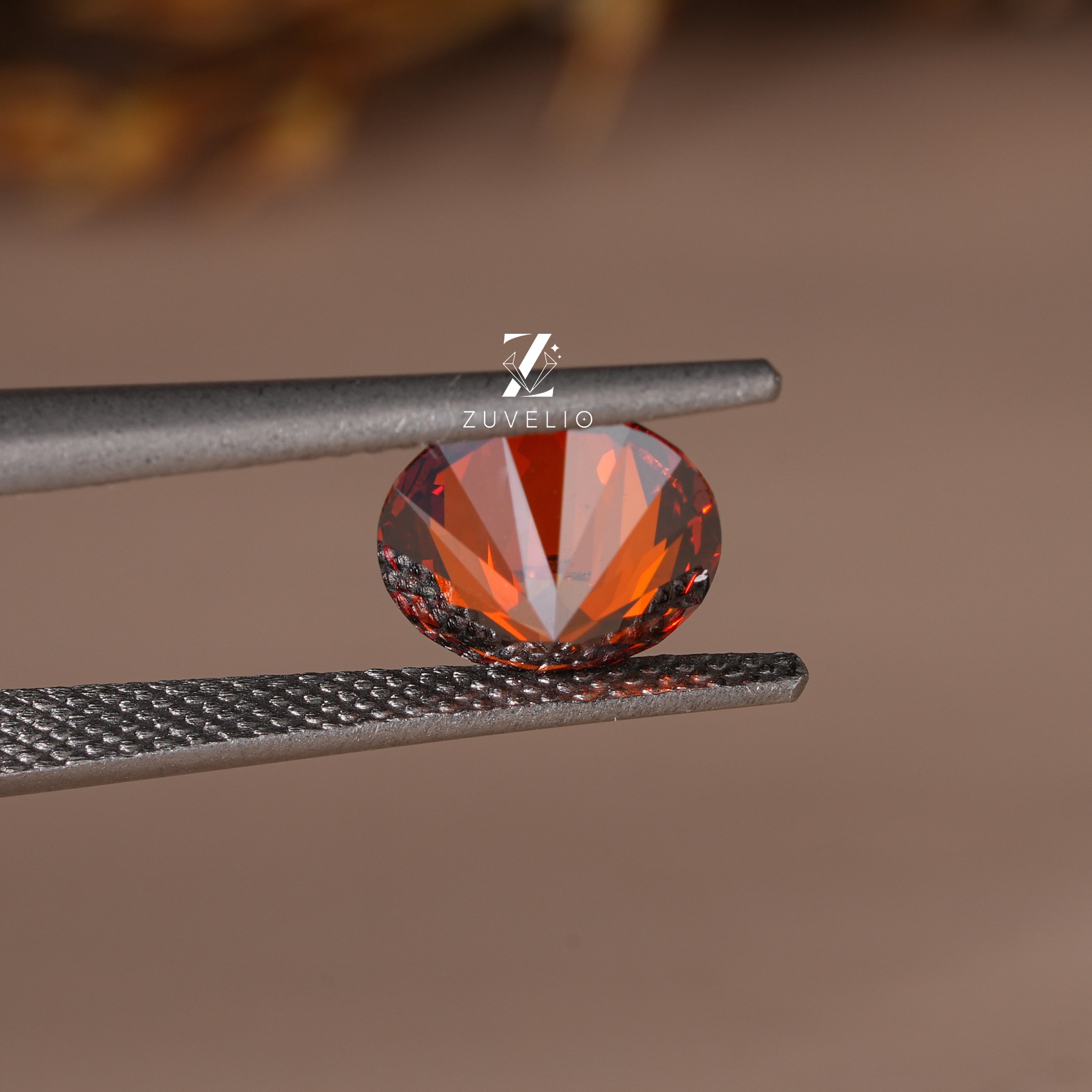 3.17 Ct Orange Lab Diamond - Zuvelio.com