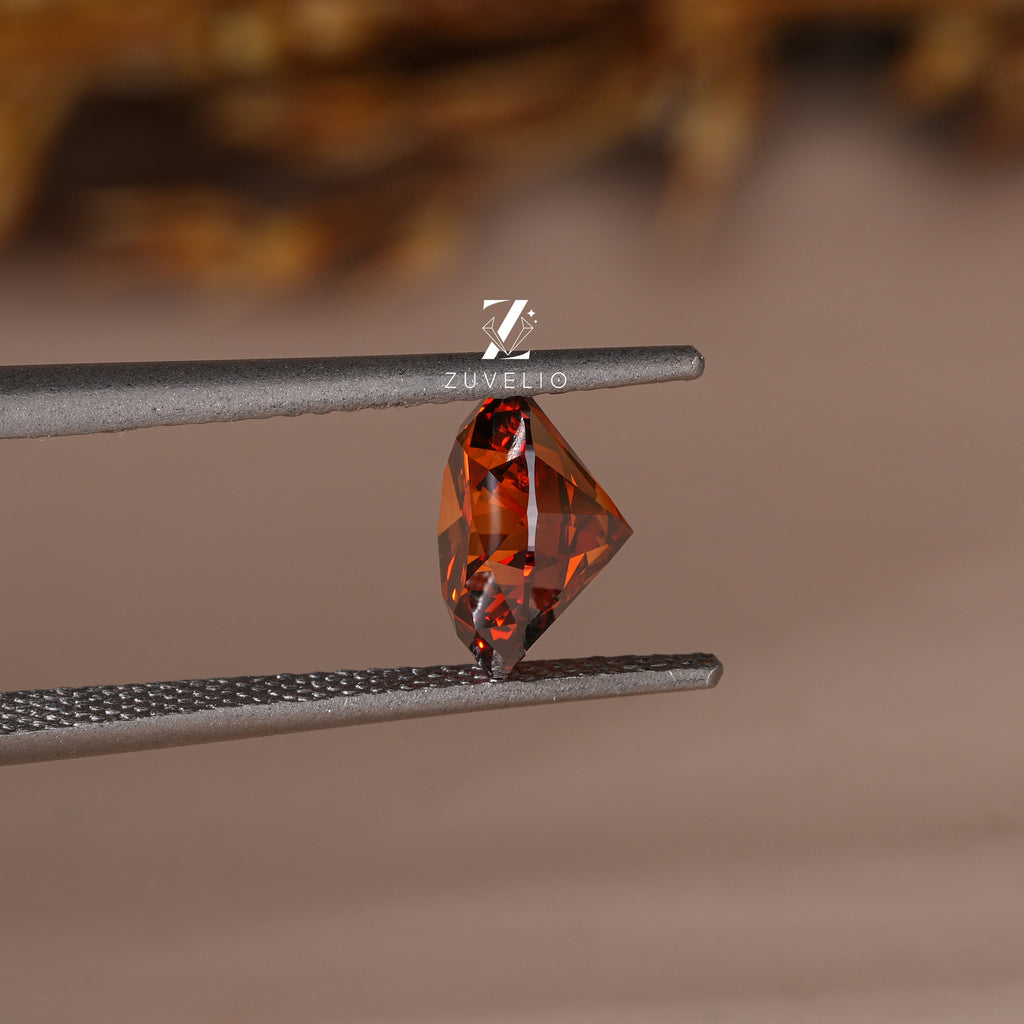 3.17 Ct Orange Lab Diamond - Zuvelio.com