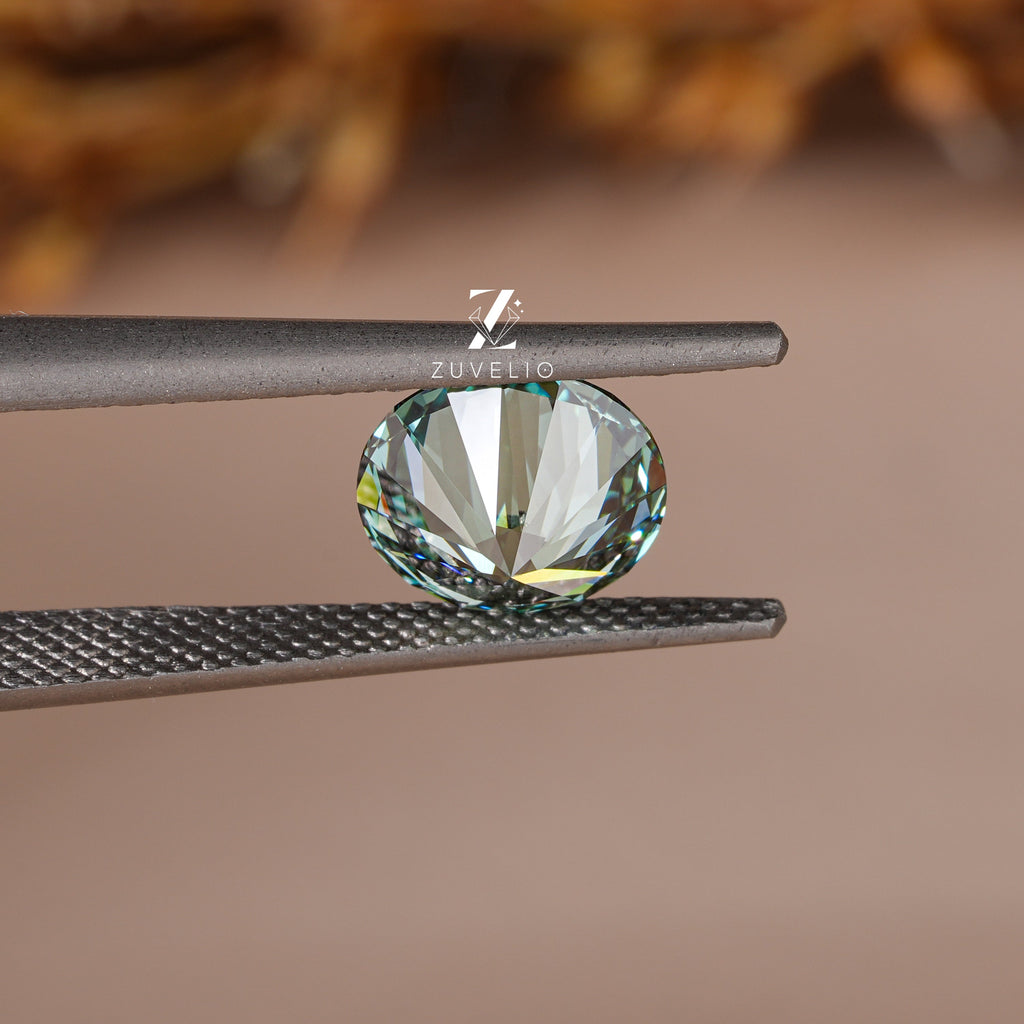 2.01 Ct Blue Green Lab Diamond - Zuvelio.com