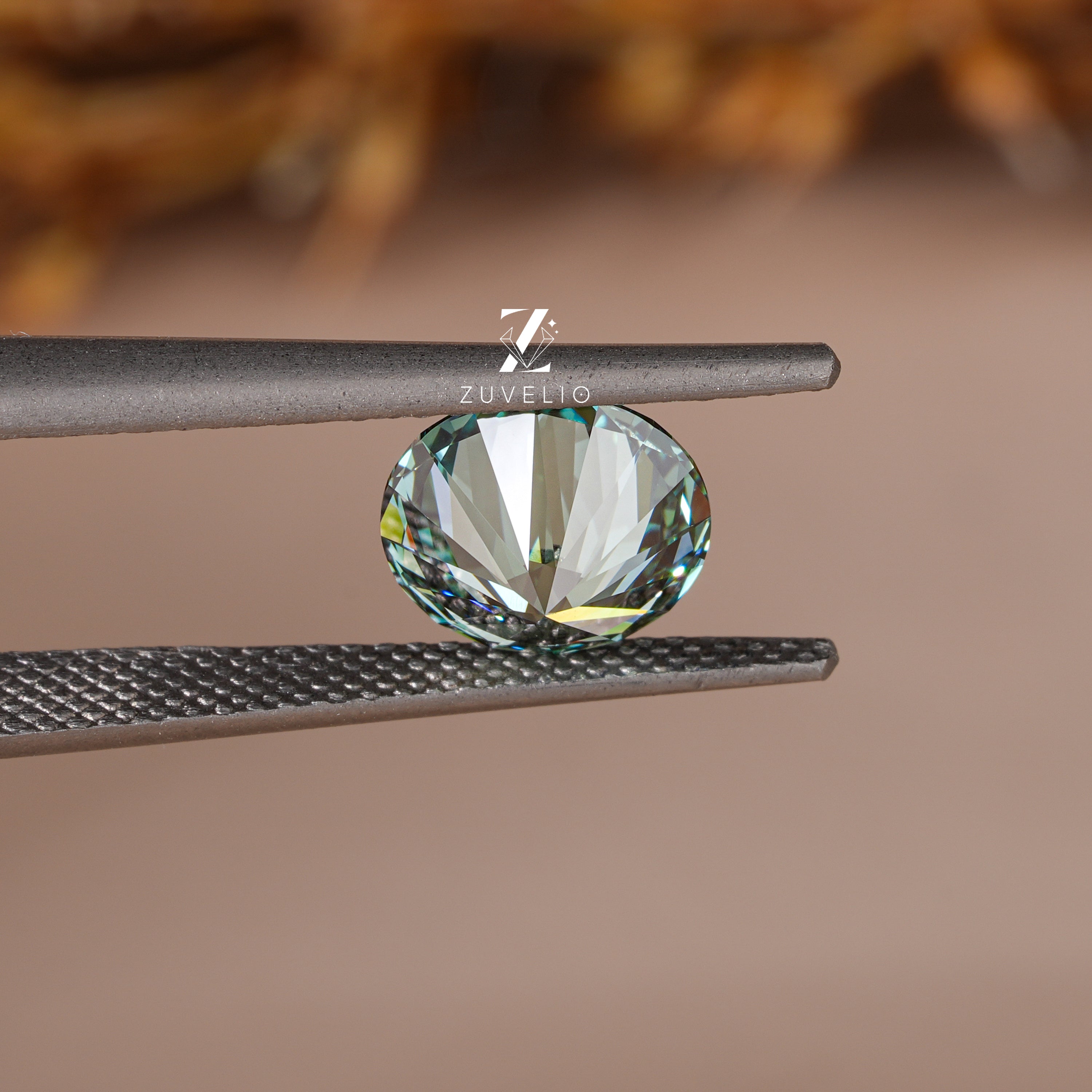2.01 Ct Blue Green Lab Diamond - Zuvelio.com