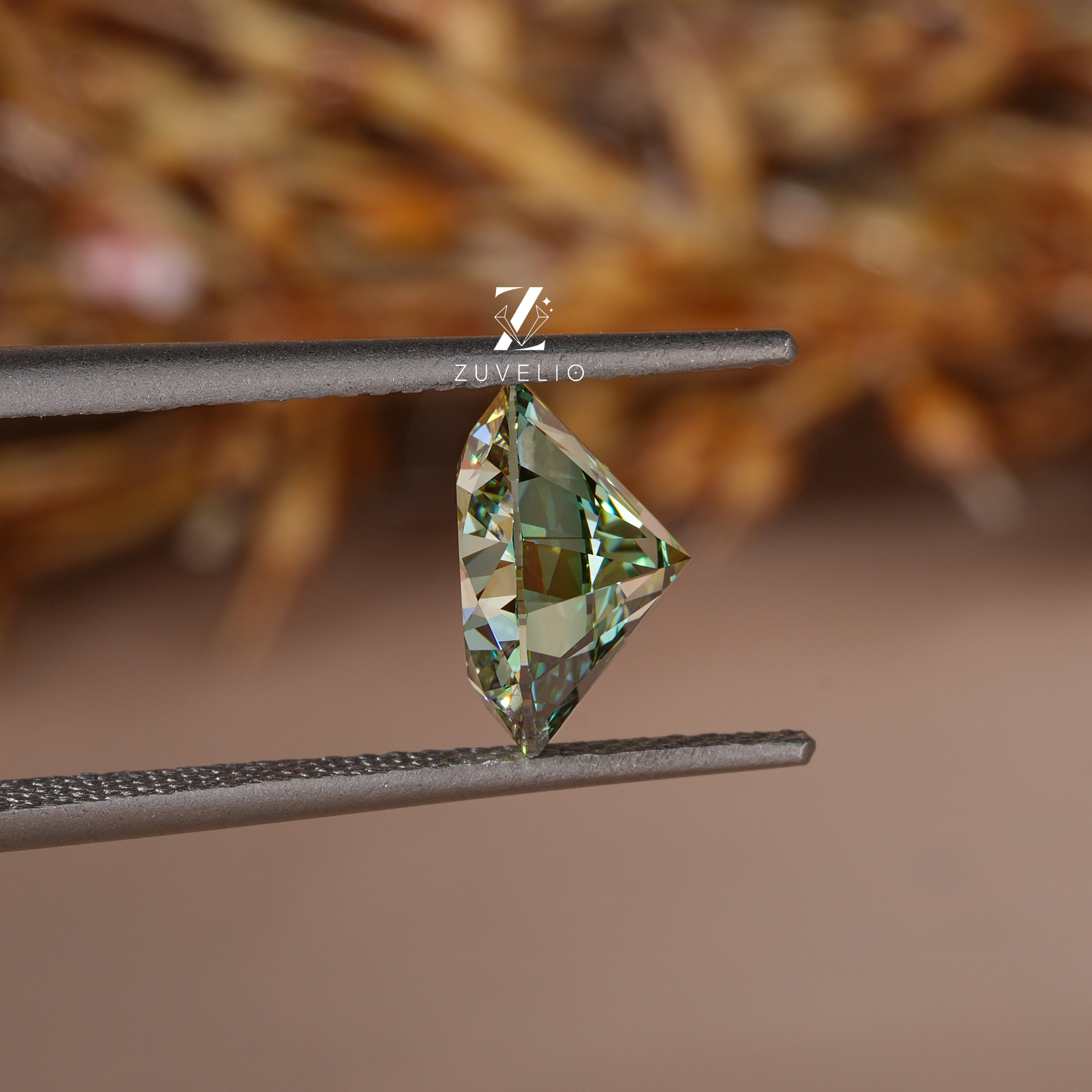 2.99 Ct Intense Green Lab Diamond - Zuvelio.com
