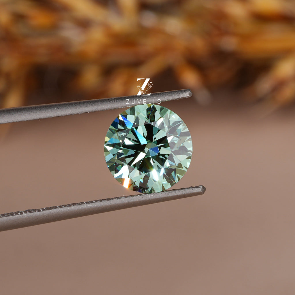 2.01 Ct Blue Green Lab Diamond - Zuvelio.com