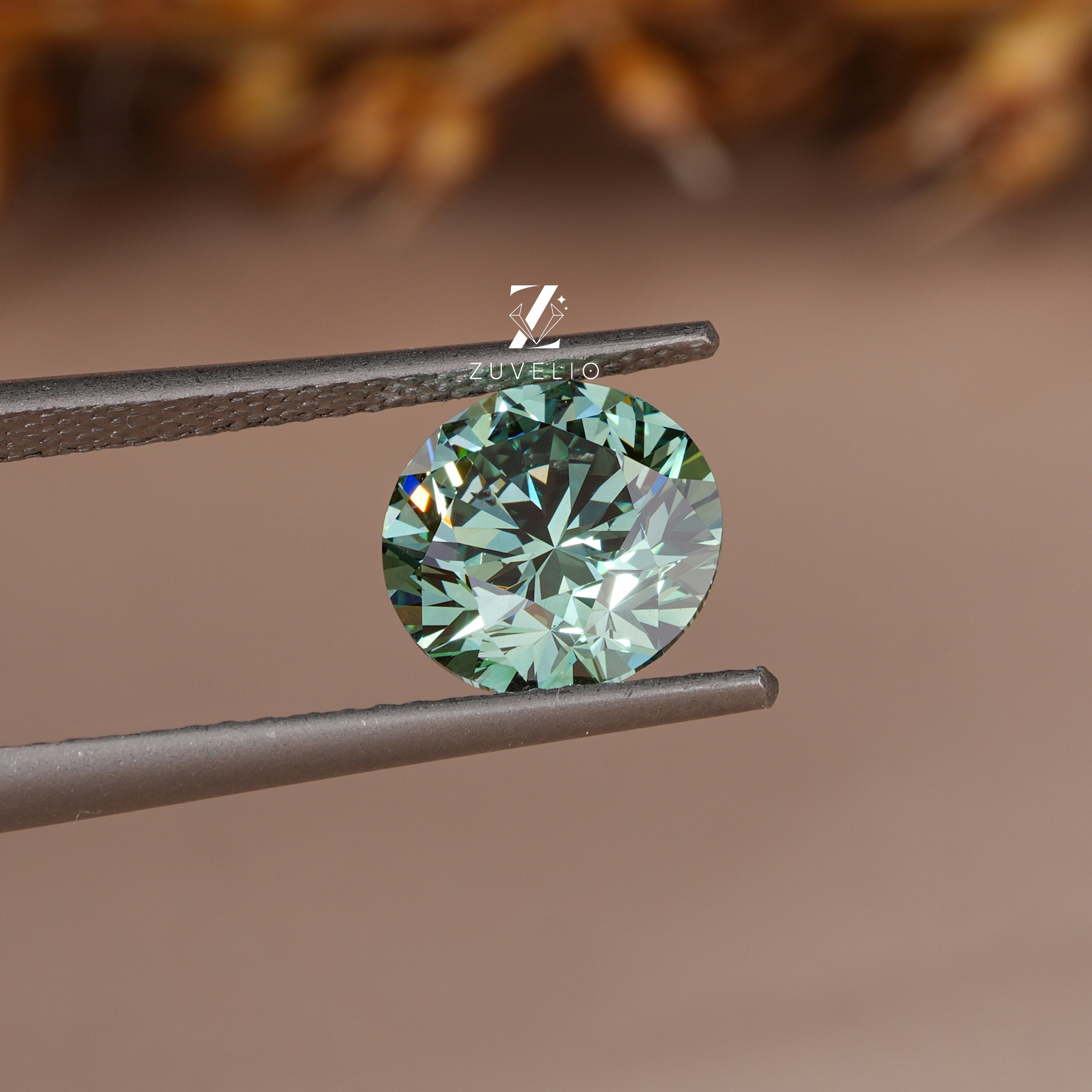 2.01 Ct Blue Green Lab Diamond - Zuvelio.com