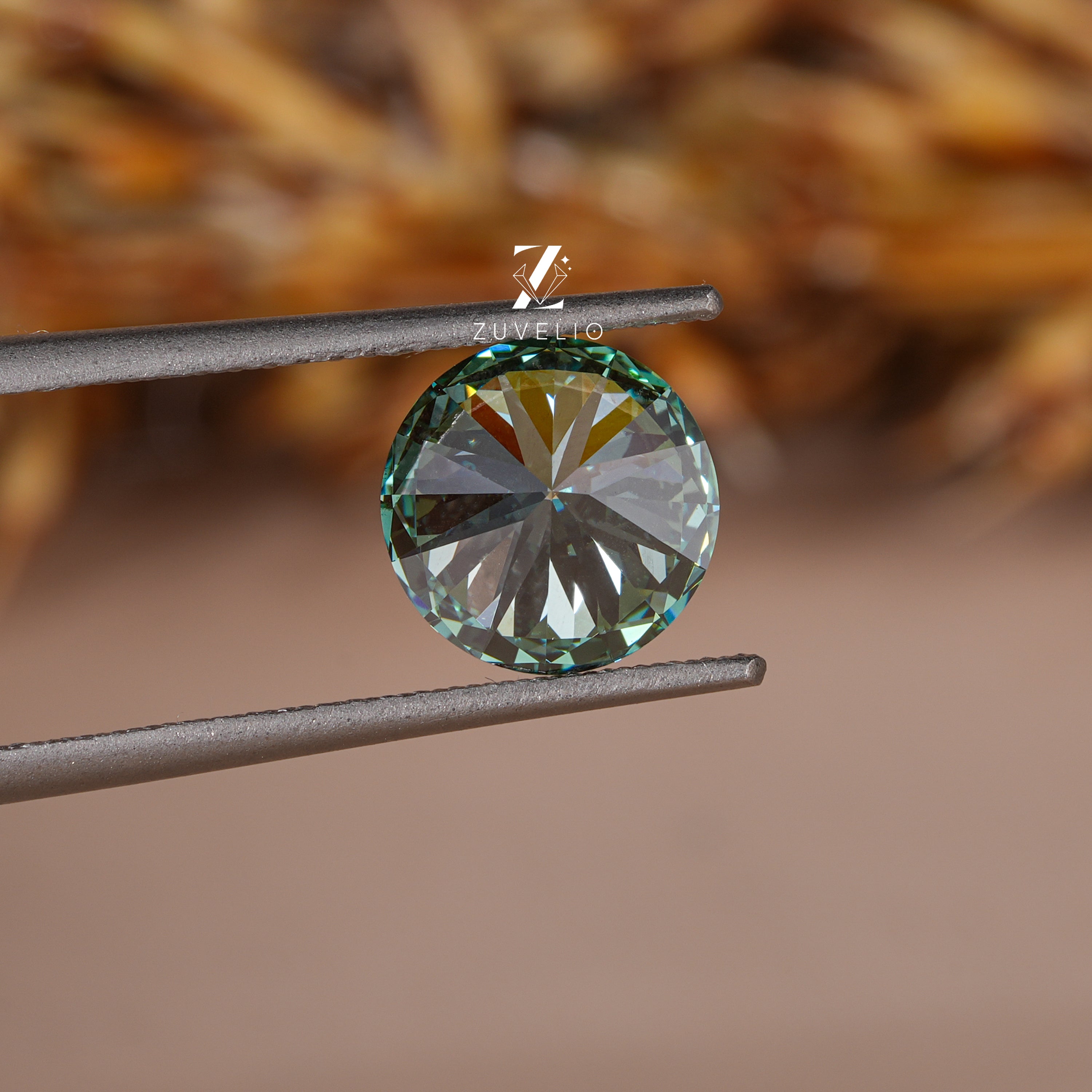 2.01 Ct Blue Green Lab Diamond - Zuvelio.com