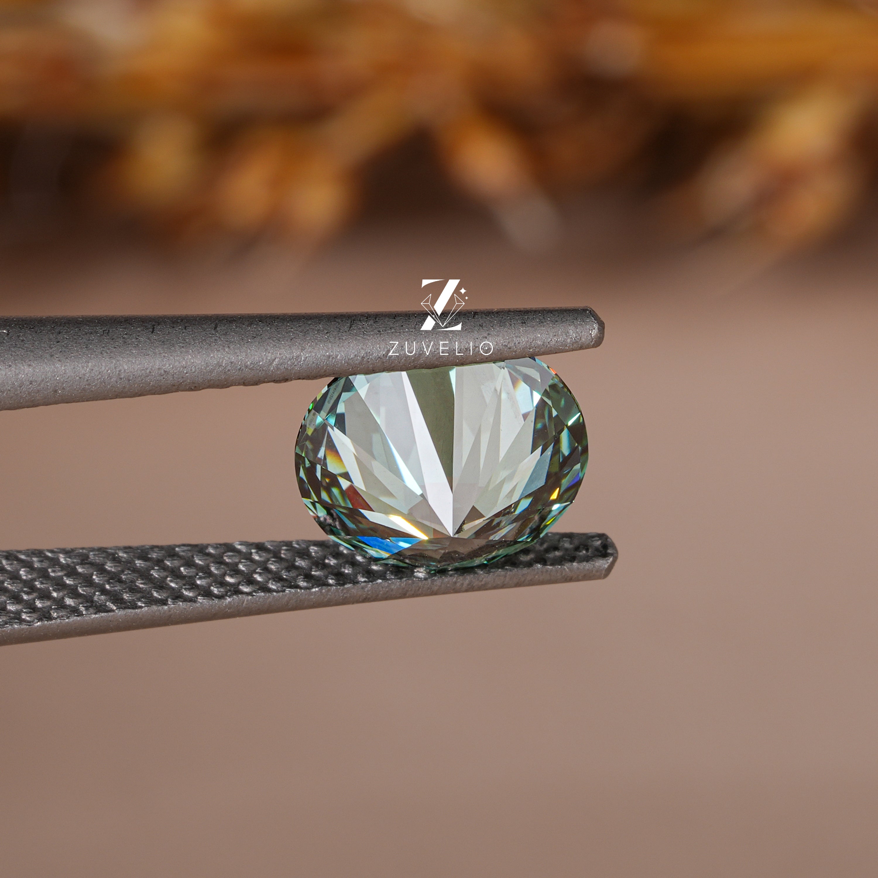 2.01 Ct Blue Green Lab Diamond - Zuvelio.com