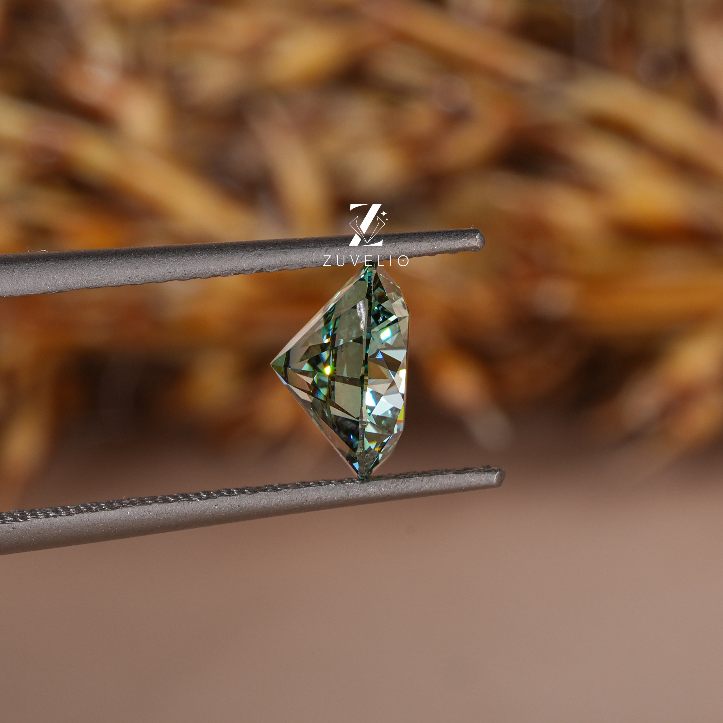 2.01 Ct Blue Green Lab Diamond - Zuvelio.com
