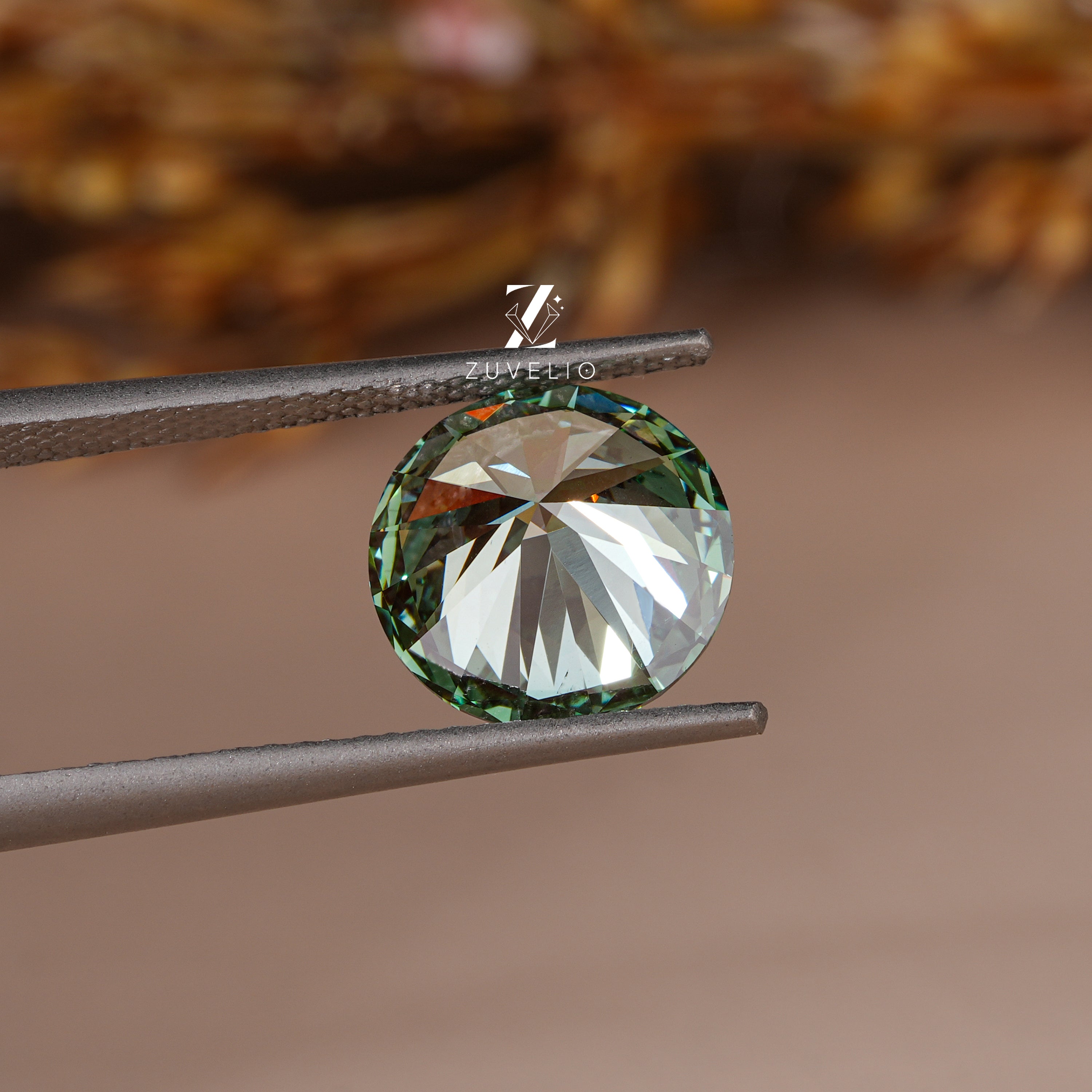 2.01 Ct Blue Green Lab Diamond - Zuvelio.com