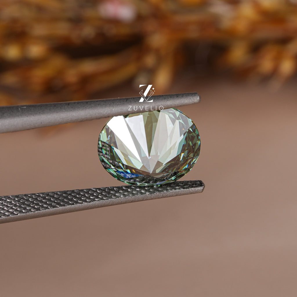 2.01 Ct Blue Green Lab Diamond - Zuvelio.com