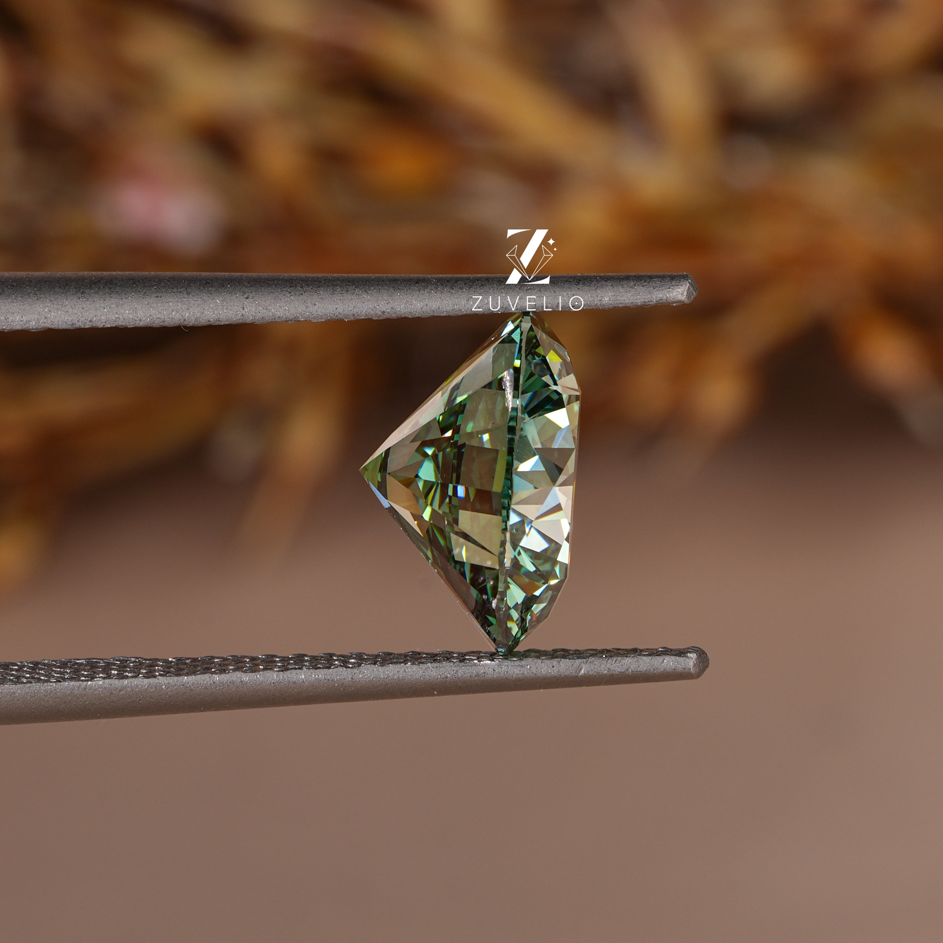 2.01 Ct Blue Green Lab Diamond - Zuvelio.com