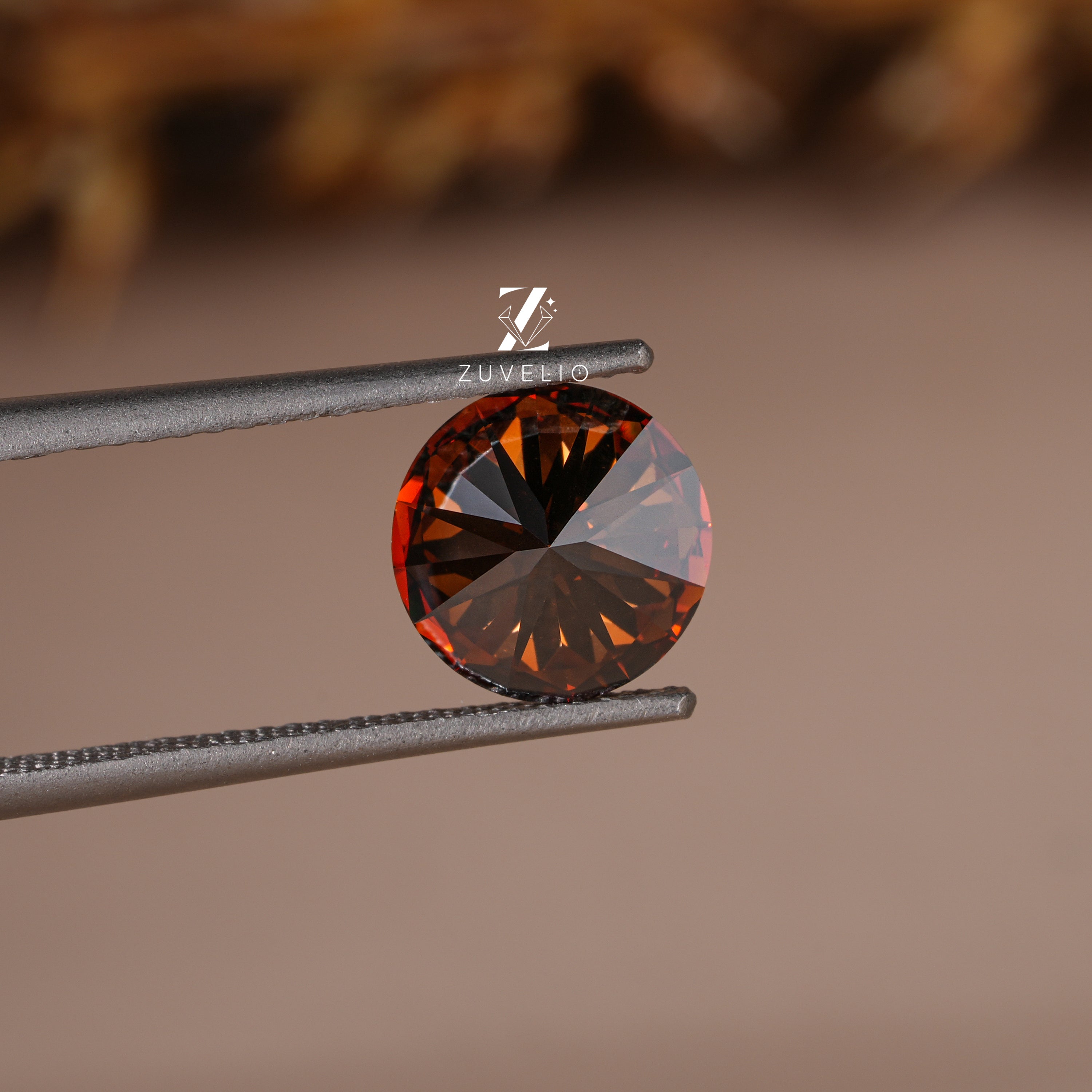 3.09 Ct Orange Brown Lab Diamond - Zuvelio.com