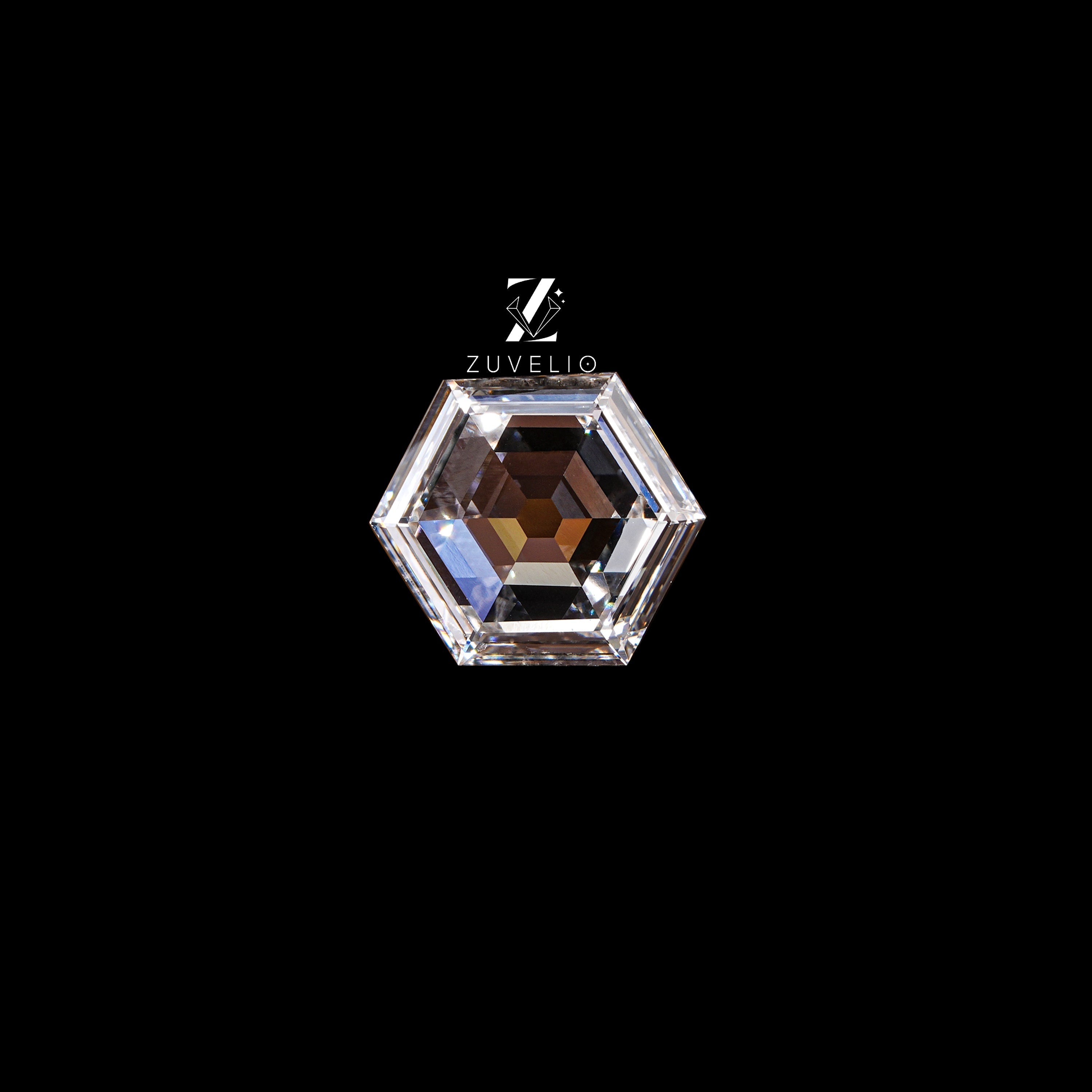 1.07 Ct Portrait Hexagon Diamond - Zuvelio.com