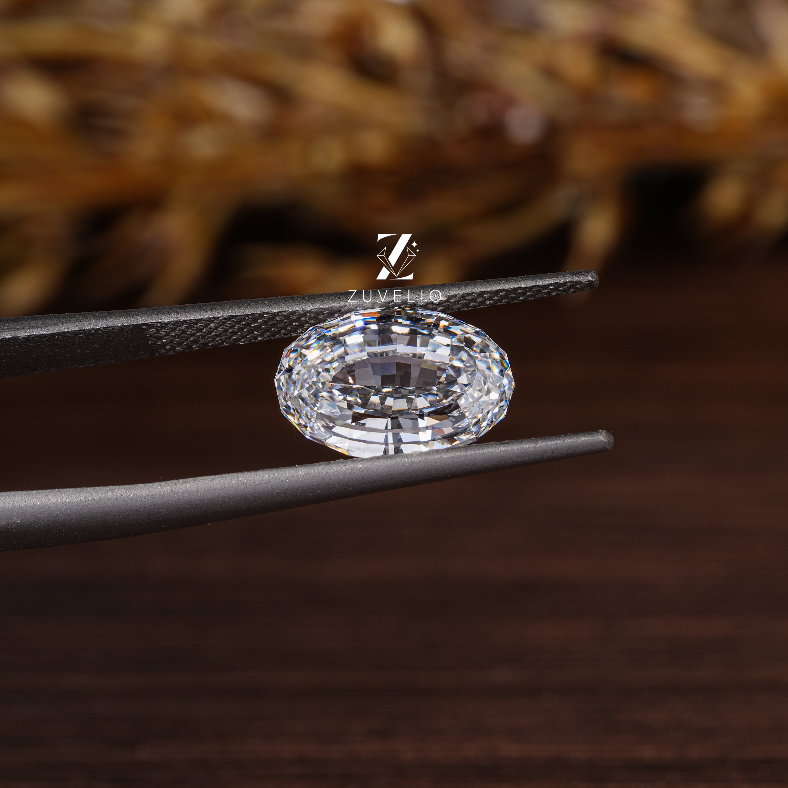 3.56 Ct Oval Step Cut Lab Diamond - Zuvelio.com