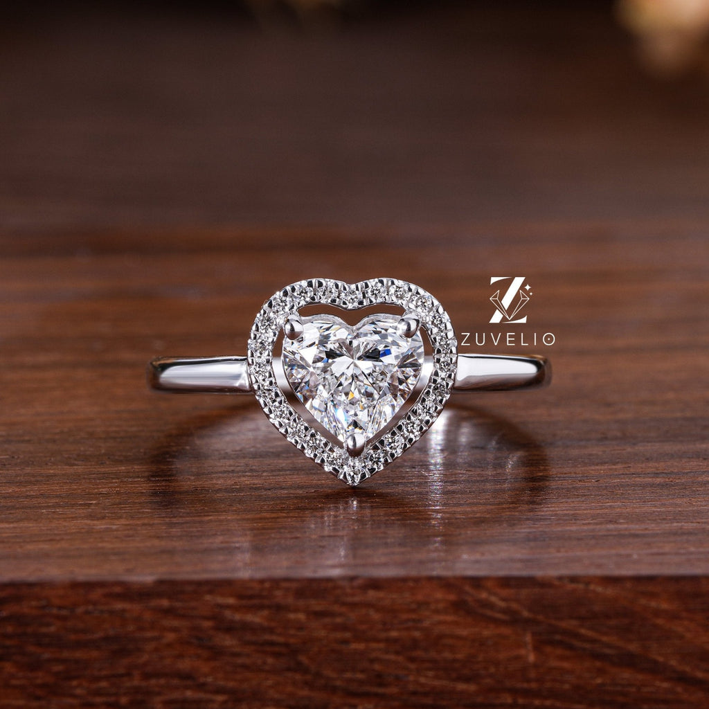 Heart Shape Lab Ring - Zuvelio.com