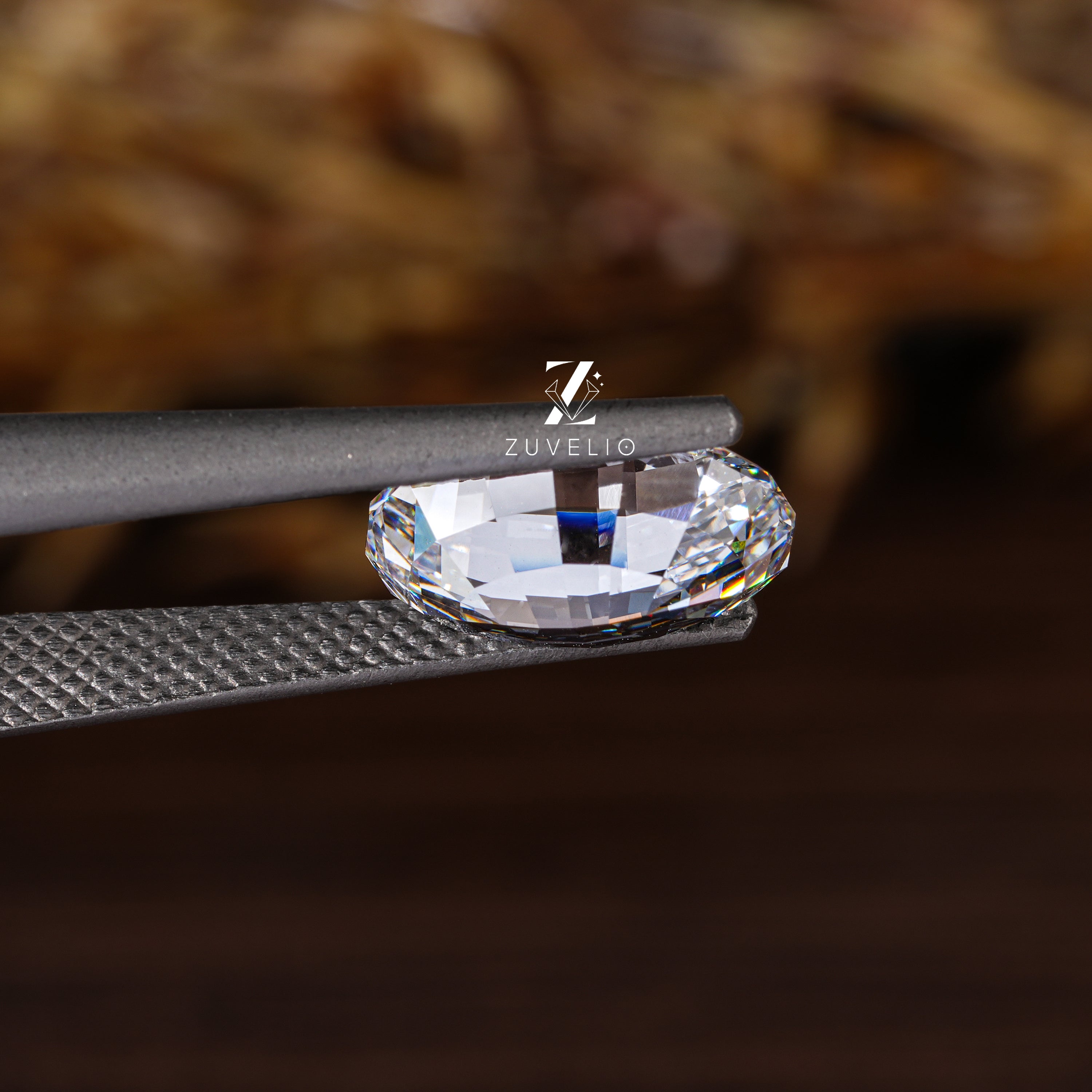 3.56 Ct Oval Step Cut Lab Diamond - Zuvelio.com