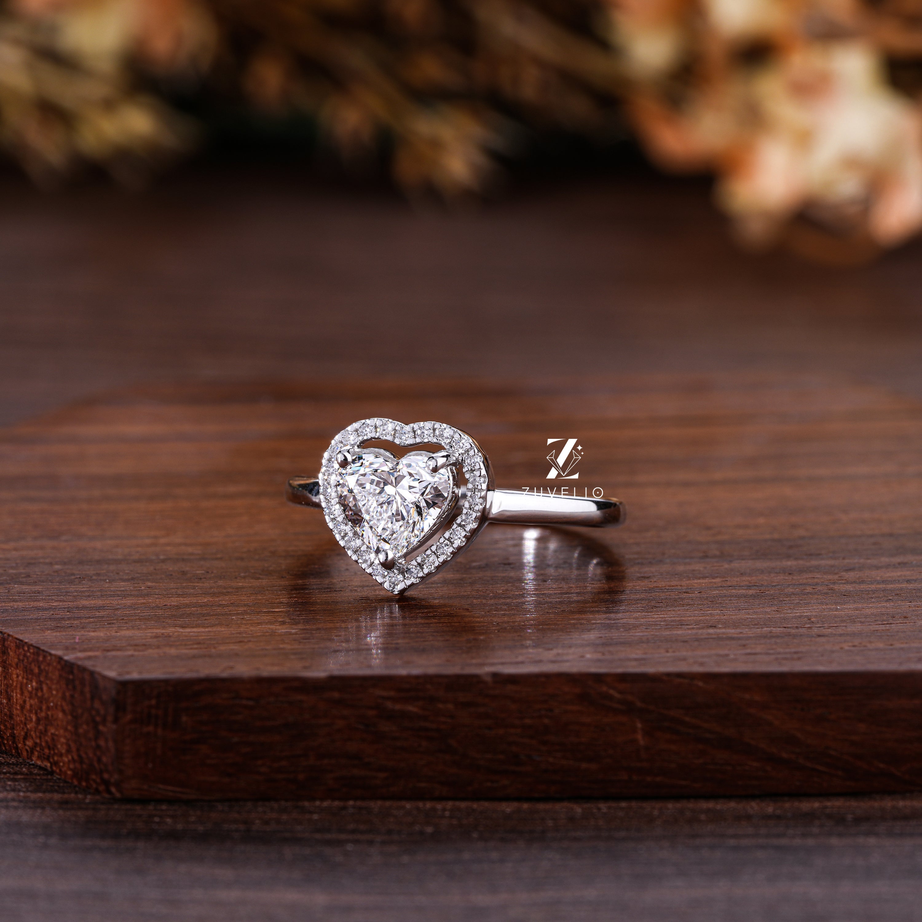 Heart Shape Lab Ring - Zuvelio.com