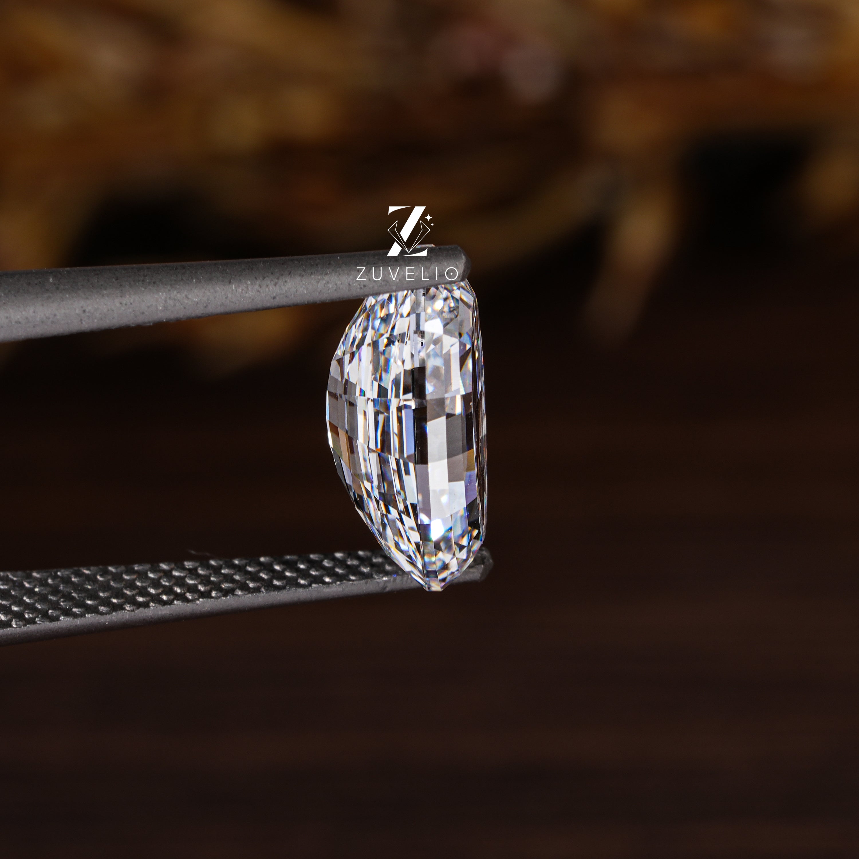 3.56 Ct Oval Step Cut Lab Diamond - Zuvelio.com