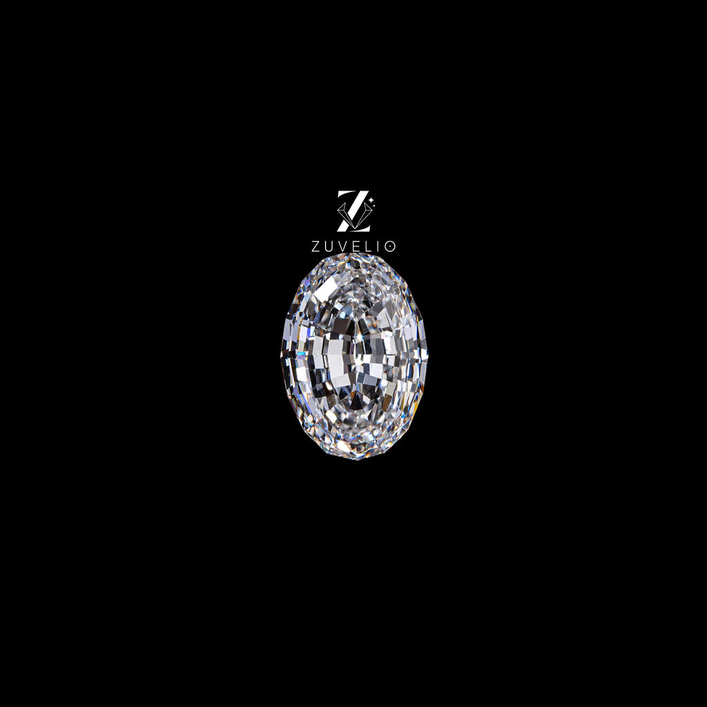 3.56 Ct Oval Step Cut Lab Diamond - Zuvelio.com