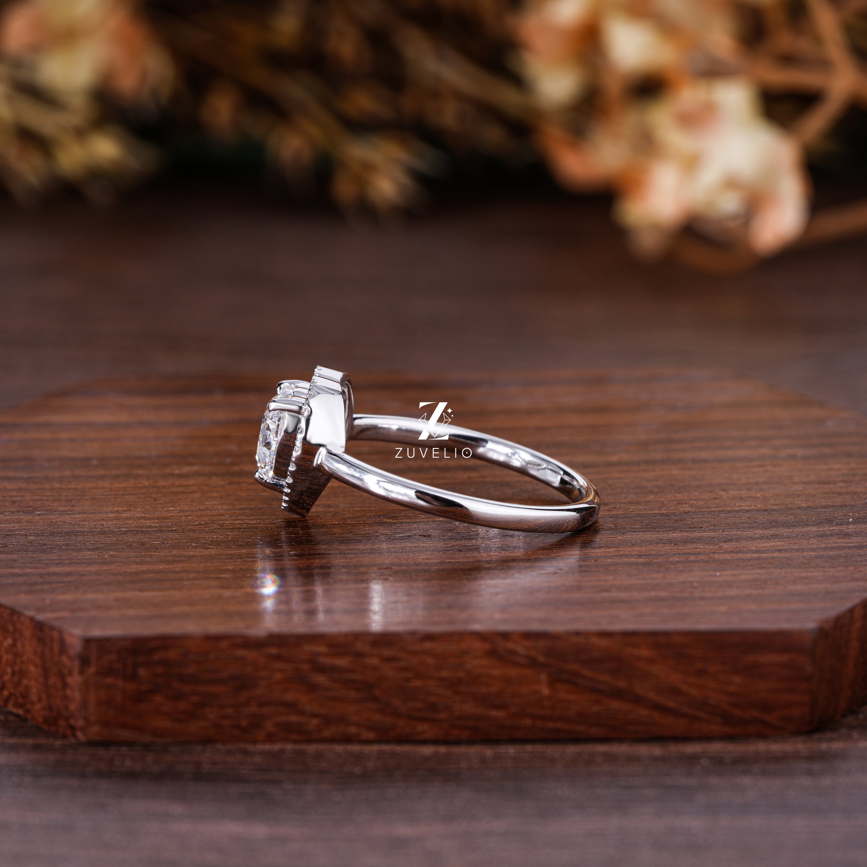 Heart Shape Lab Ring - Zuvelio.com