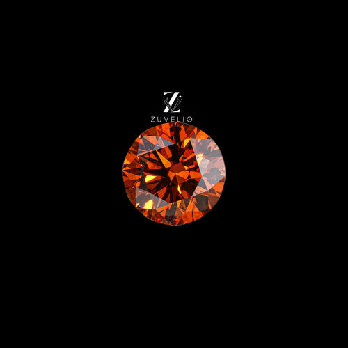 2.05 Ct Brown Orange Lab Diamond - Zuvelio.com