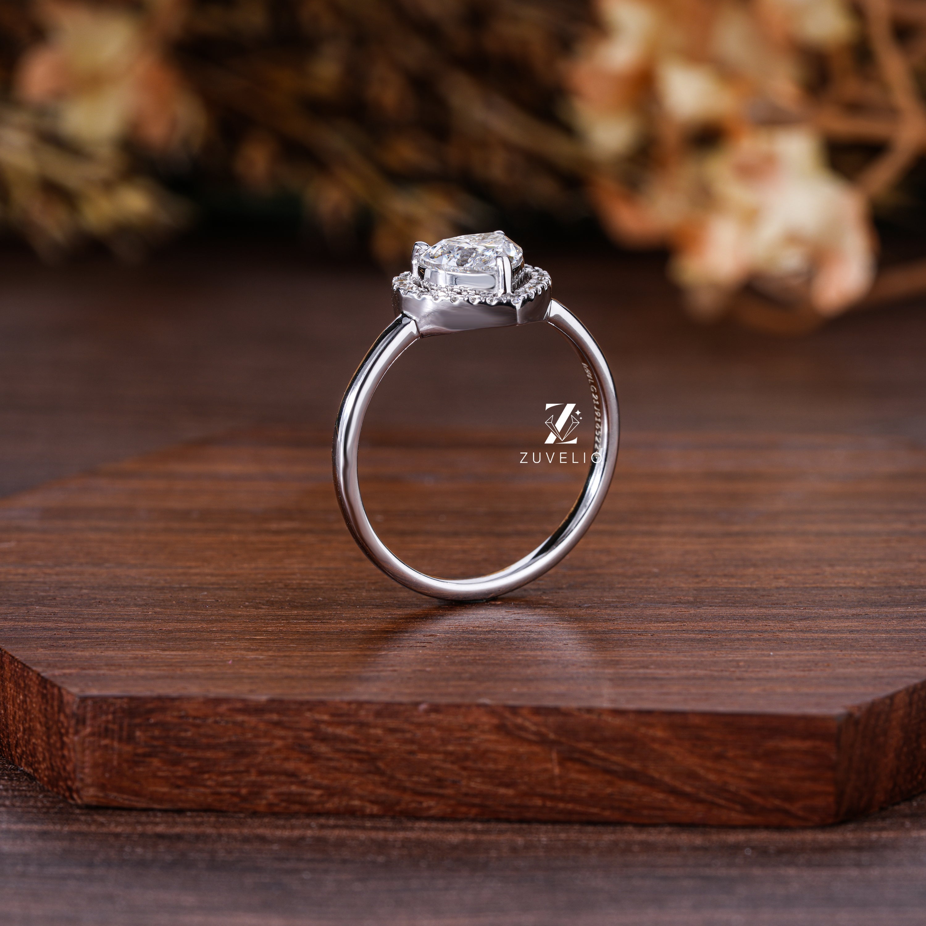 Heart Shape Lab Ring - Zuvelio.com