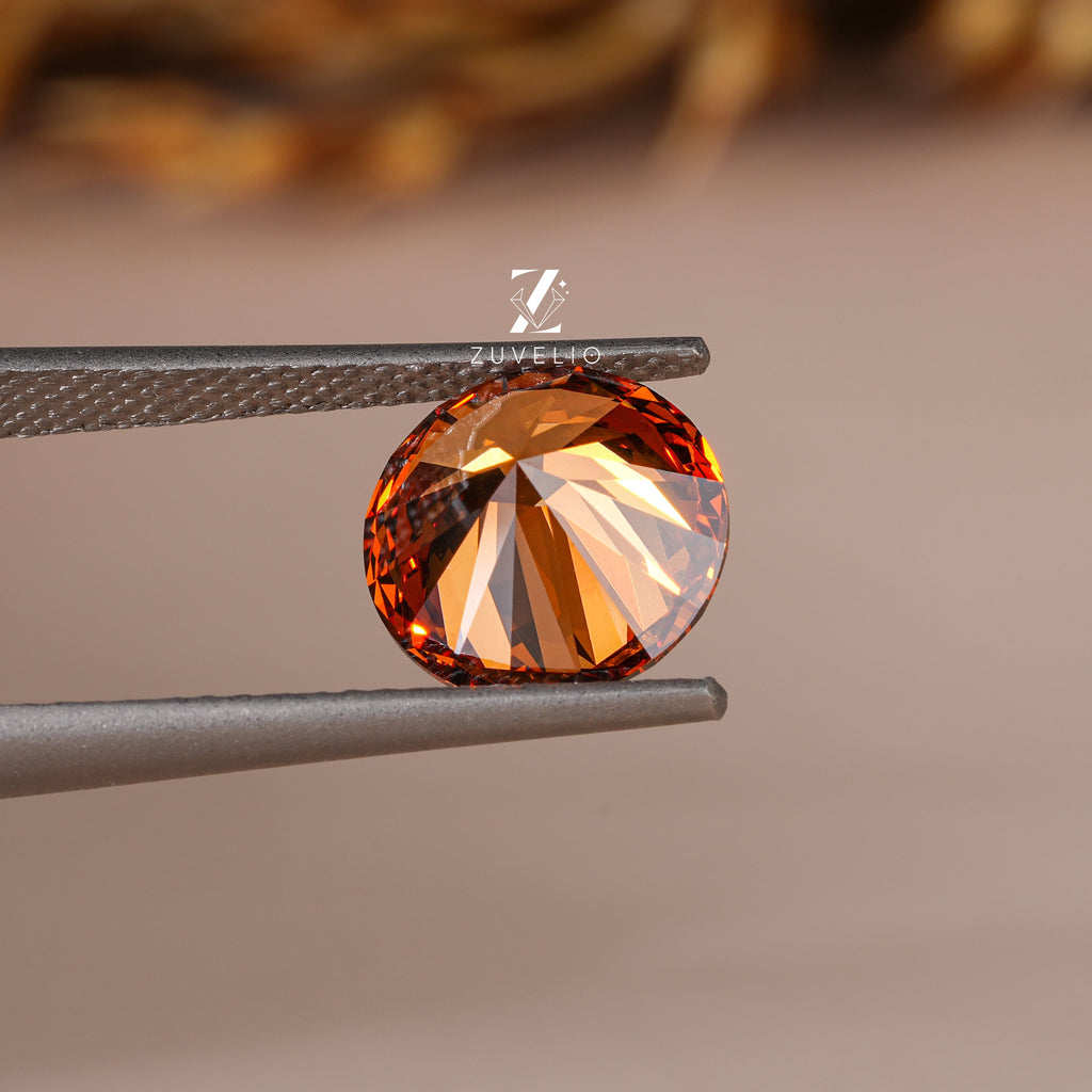 2.05 Ct Brown Orange Lab Diamond - Zuvelio.com