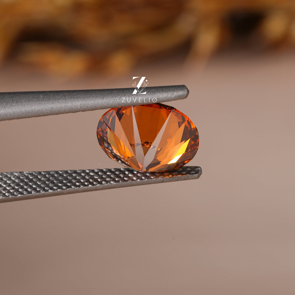 2.05 Ct Brown Orange Lab Diamond - Zuvelio.com
