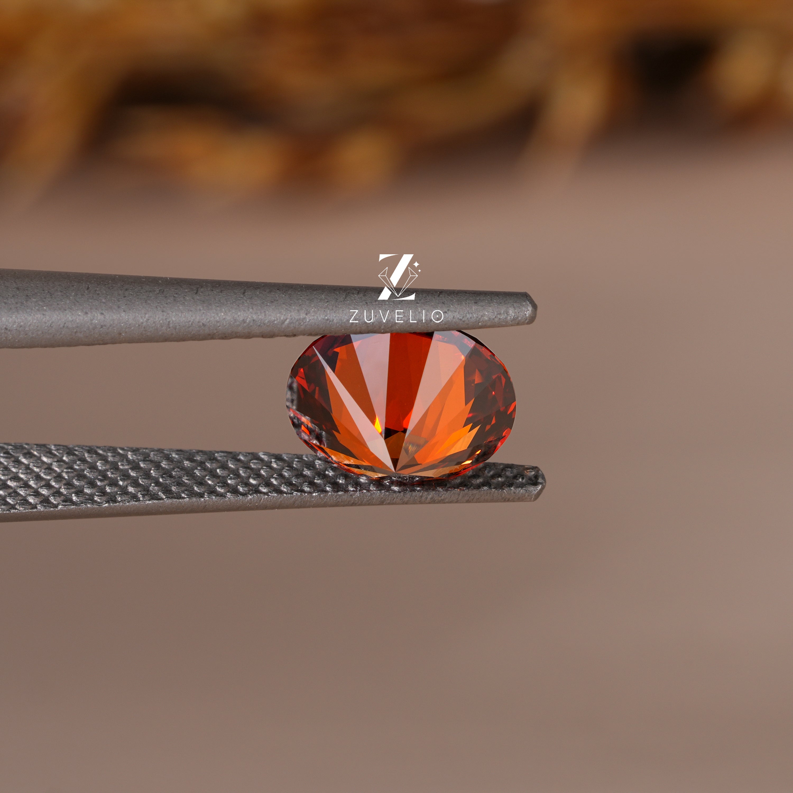 2.05 Ct Brown Orange Lab Diamond - Zuvelio.com