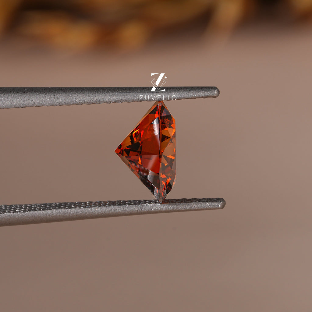 2.05 Ct Brown Orange Lab Diamond - Zuvelio.com