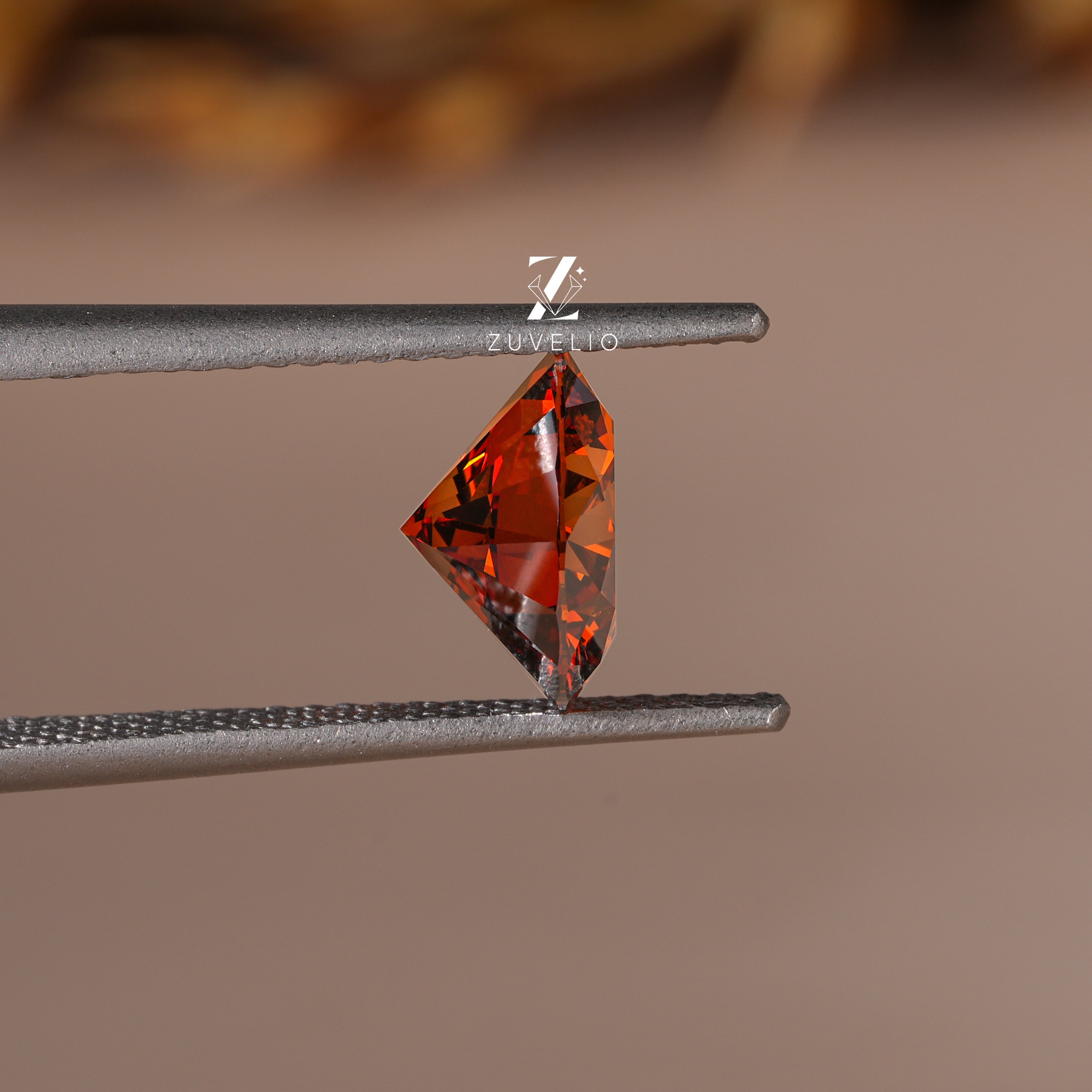 2.05 Ct Brown Orange Lab Diamond - Zuvelio.com