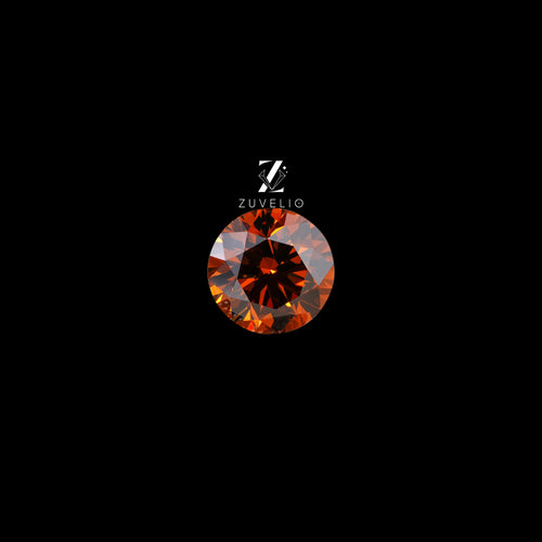 2.04 Ct Deep Orange Lab Diamond - Zuvelio.com