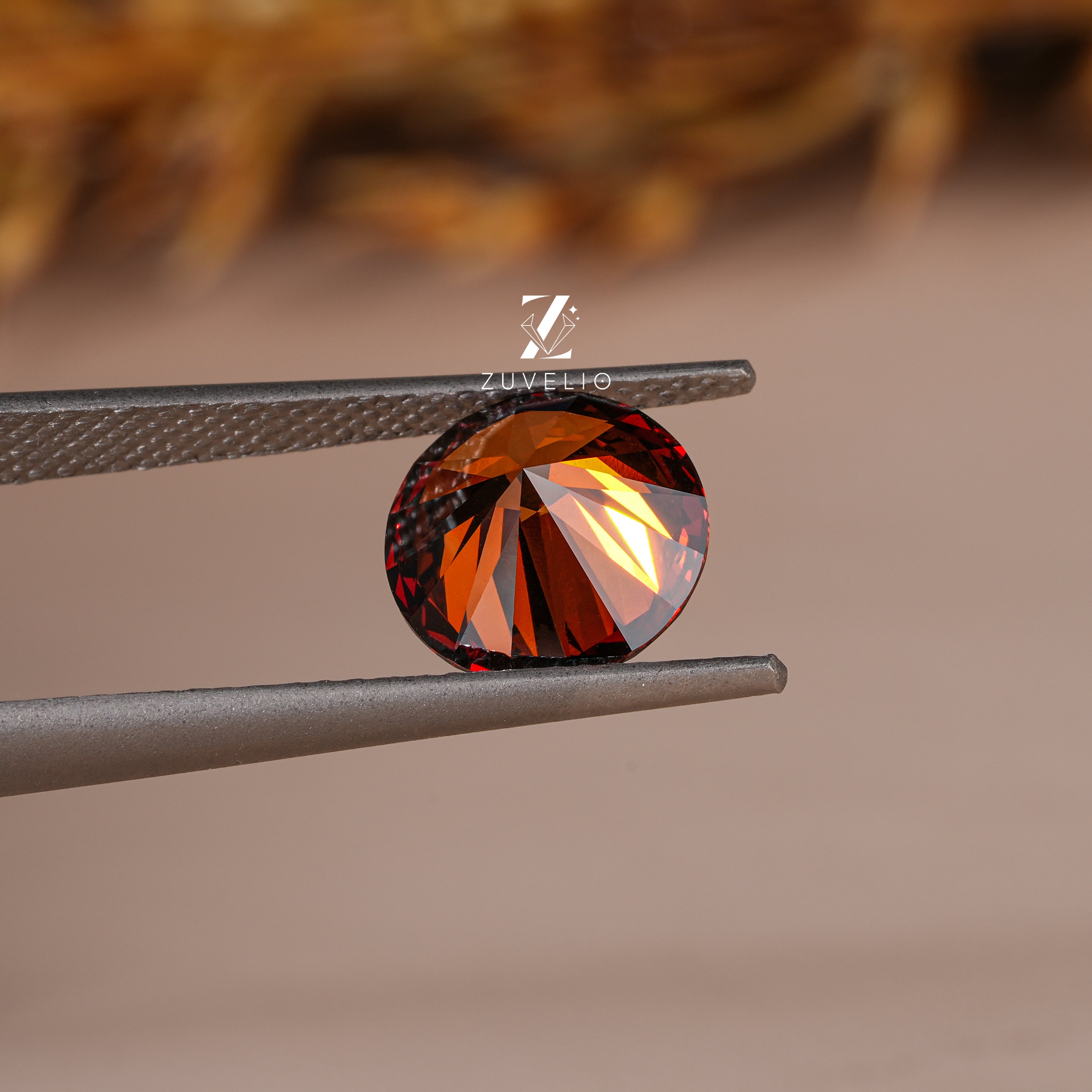 2.04 Ct Deep Orange Lab Diamond - Zuvelio.com